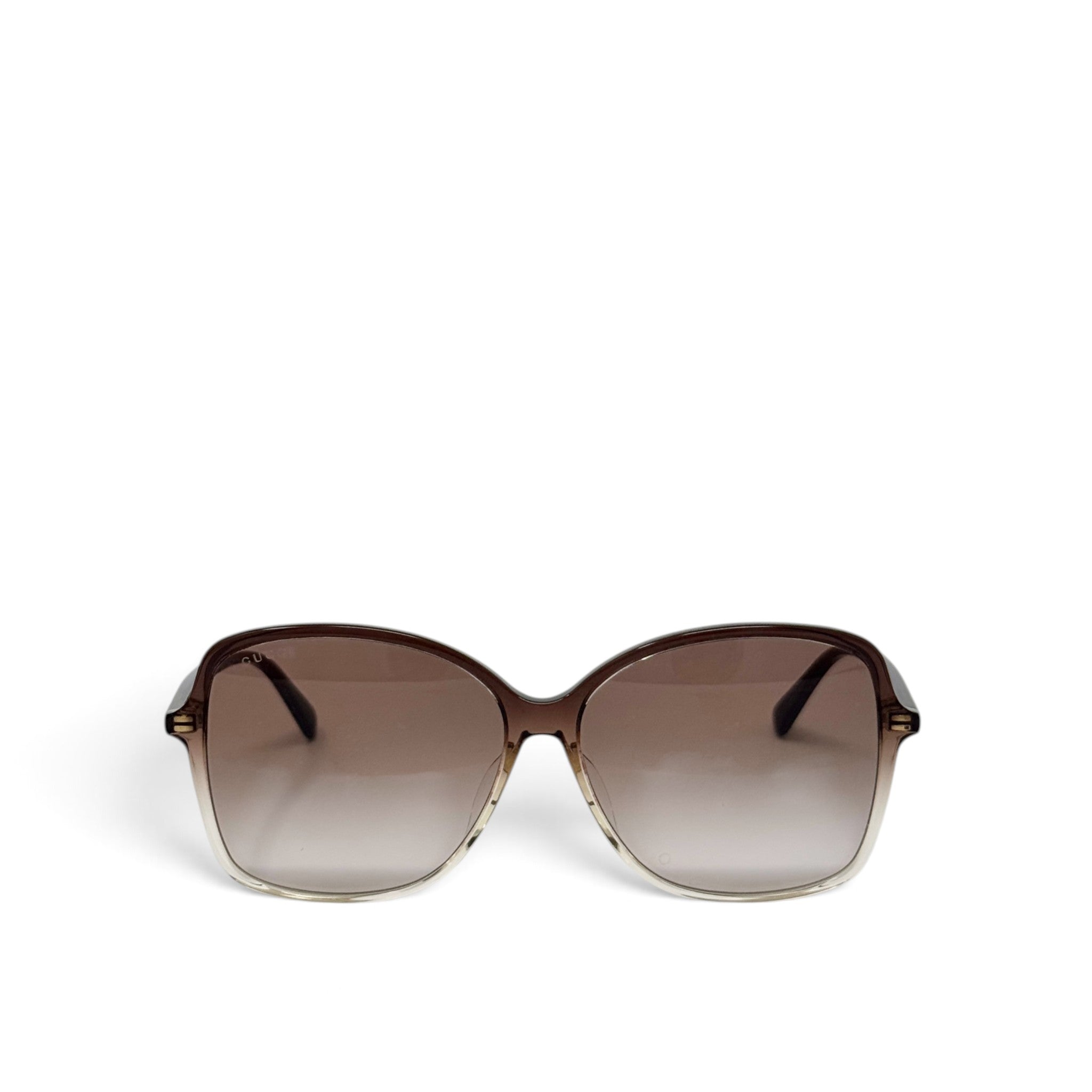 Gucci Brown Oversized Square Sunglasses