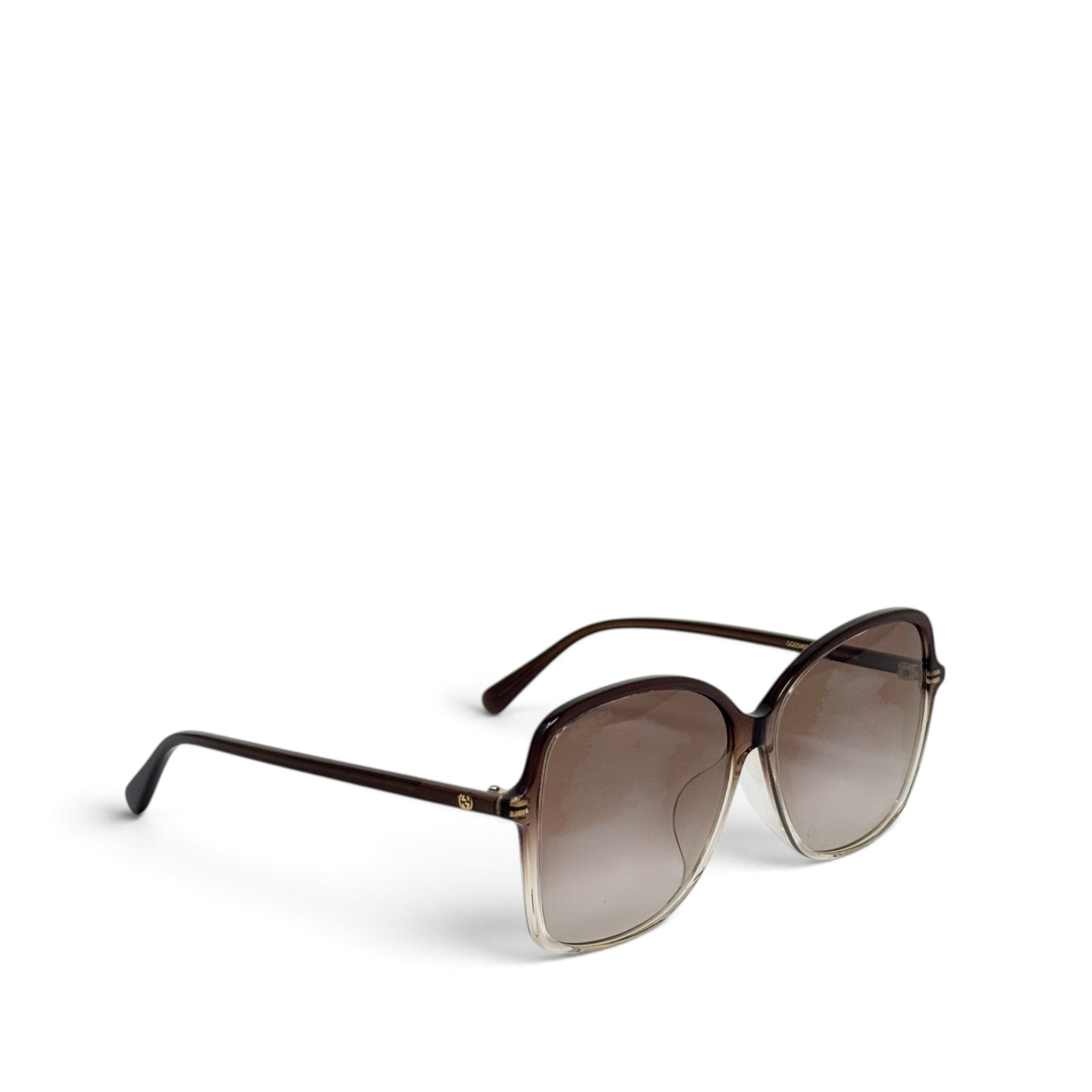 Gucci Brown Oversized Square Sunglasses