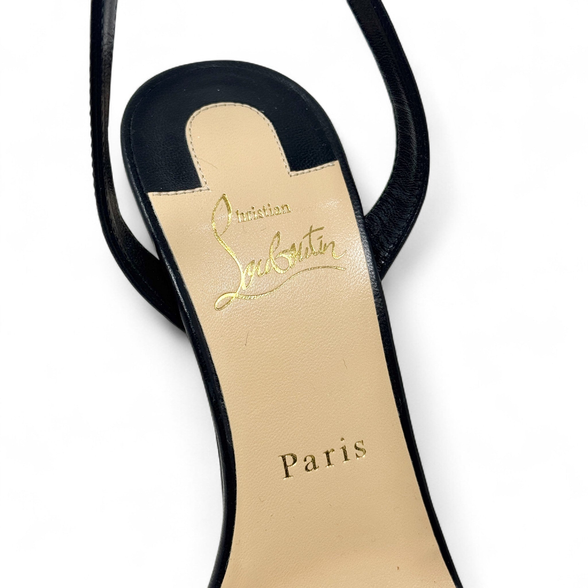 Christian Louboutin Black Loubugirl Heels 36.5