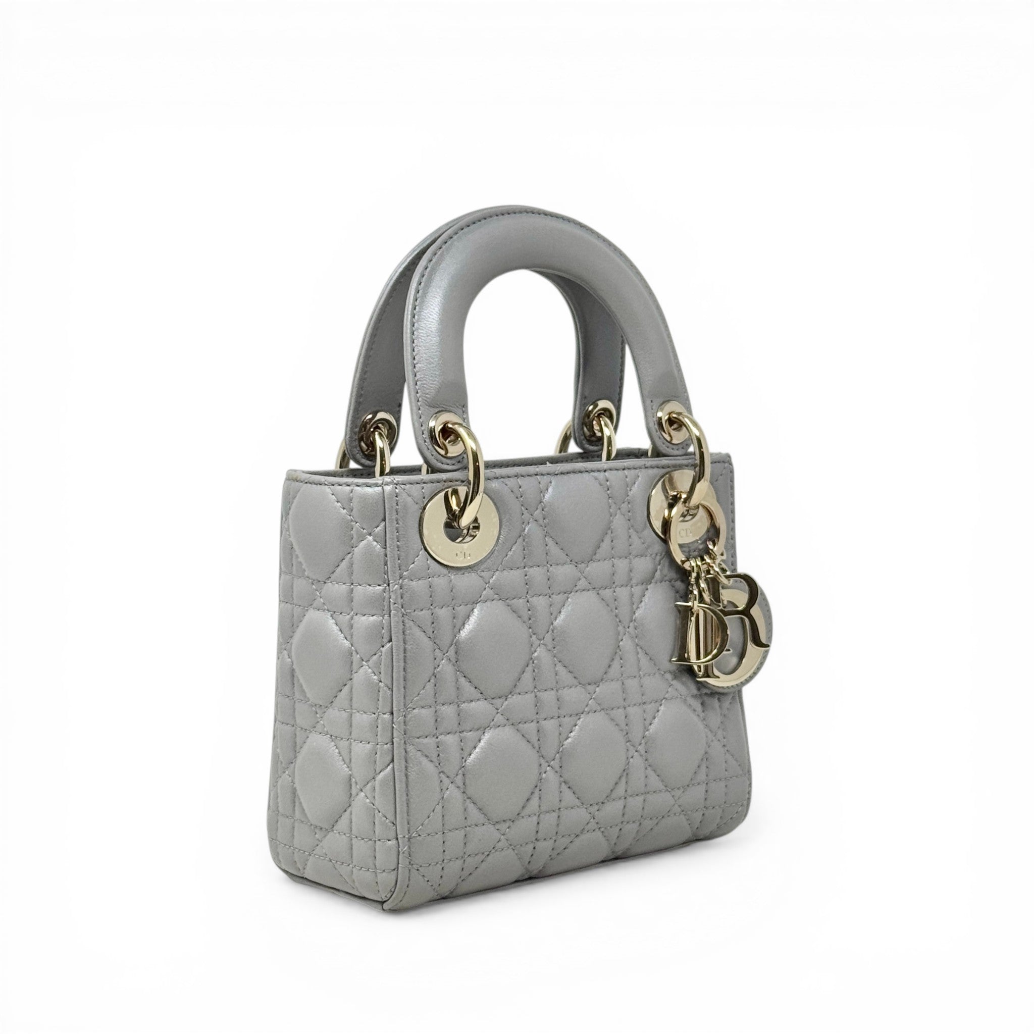 Dior Grey Mini Lady Dior