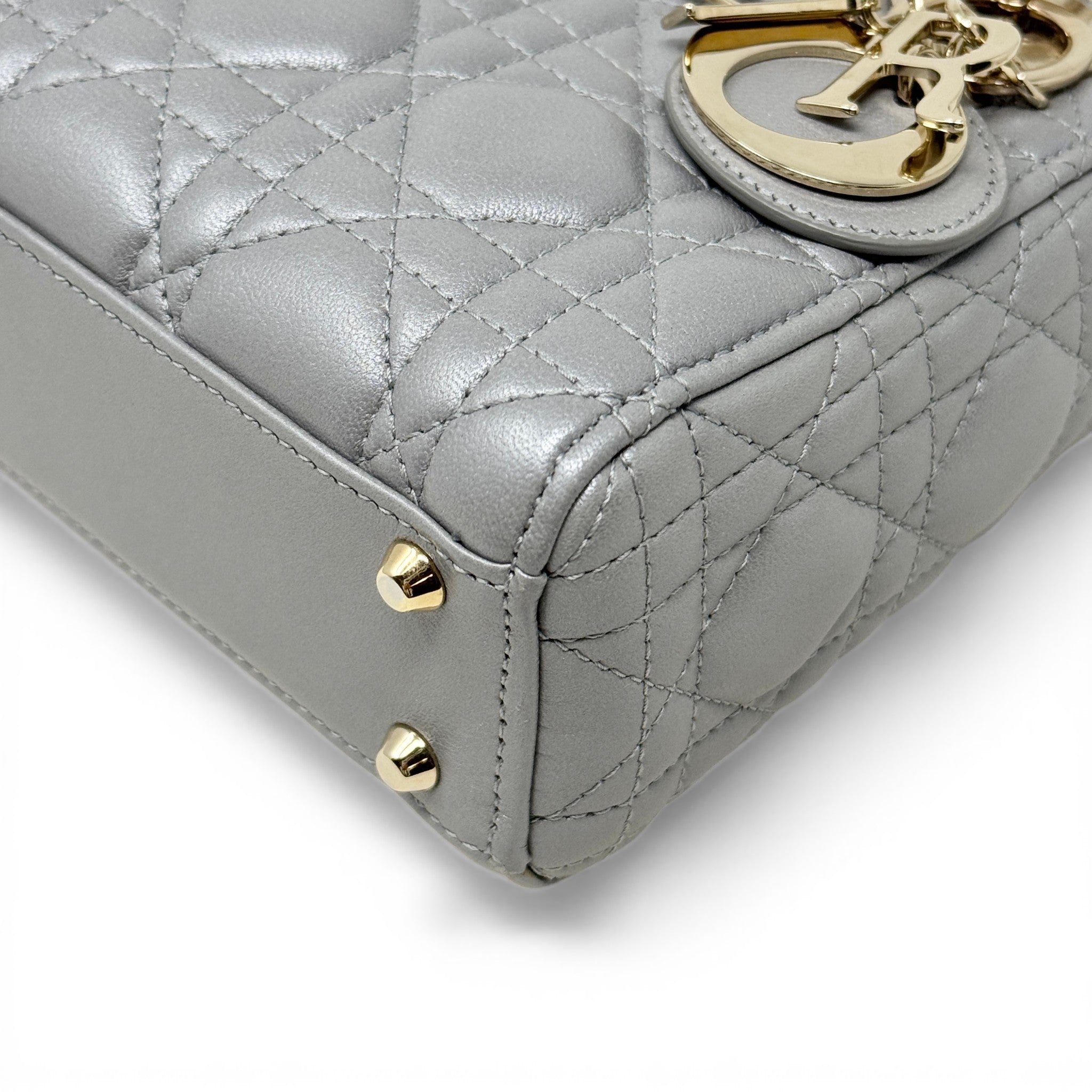 Dior Grey Mini Lady Dior