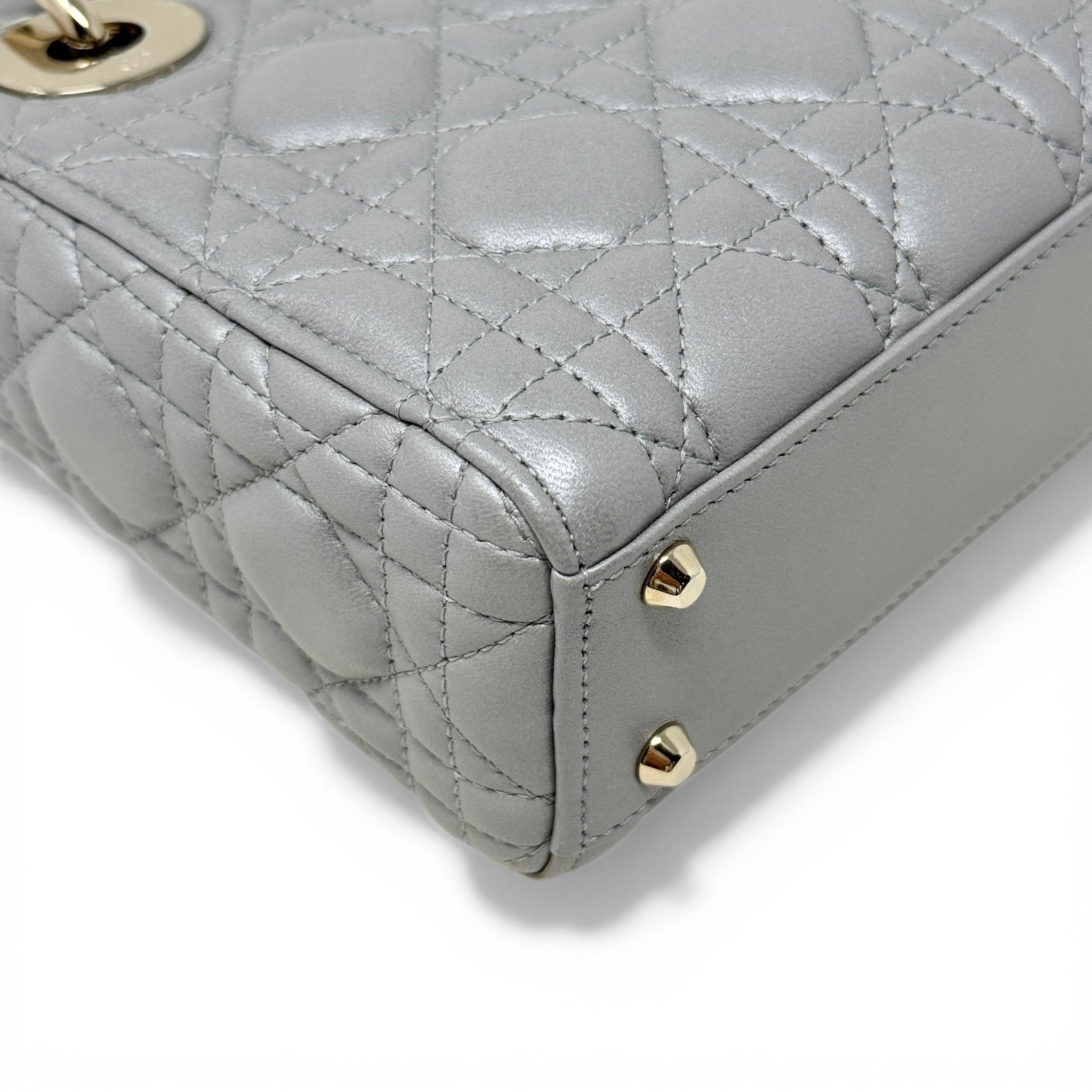 Dior Grey Mini Lady Dior