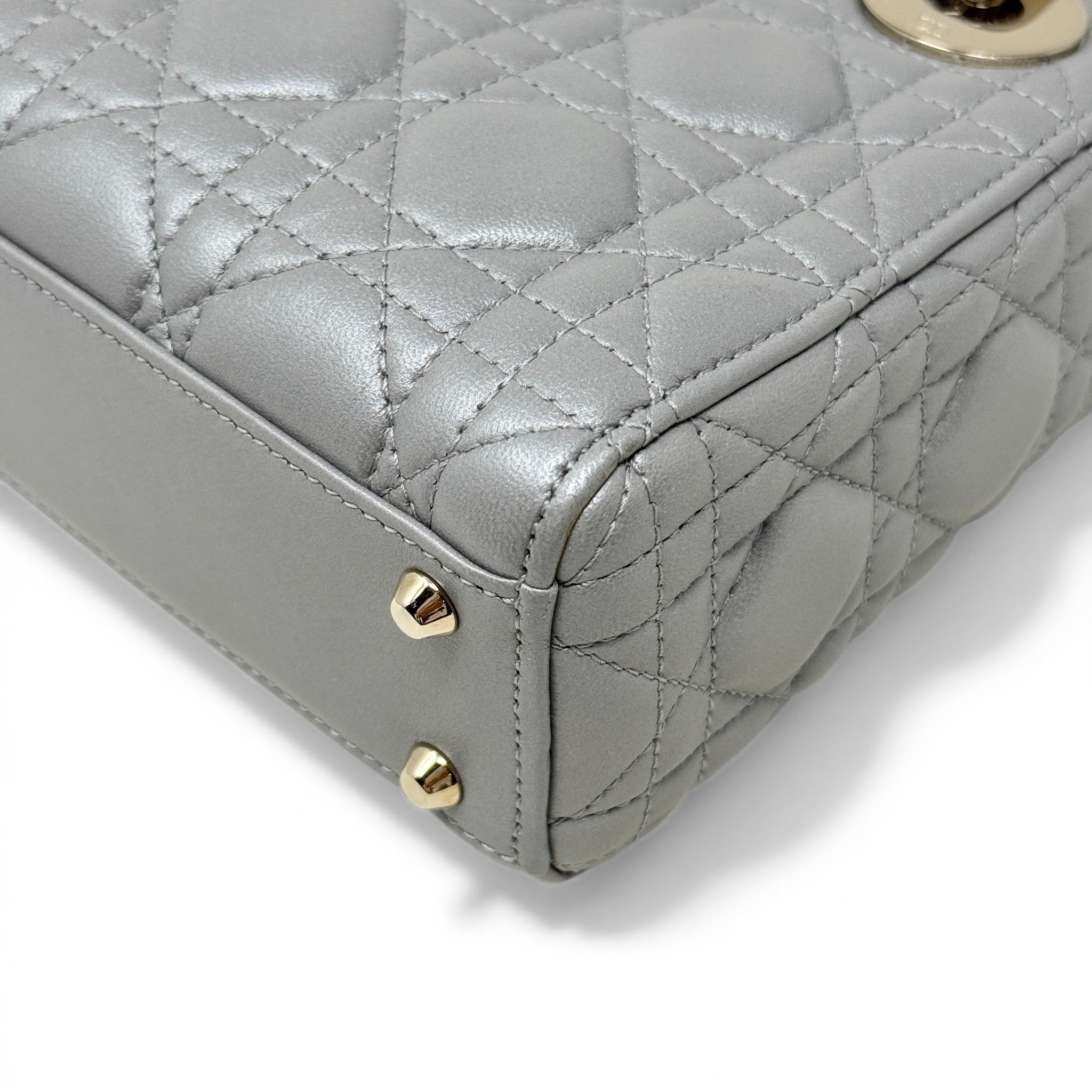 Dior Grey Mini Lady Dior