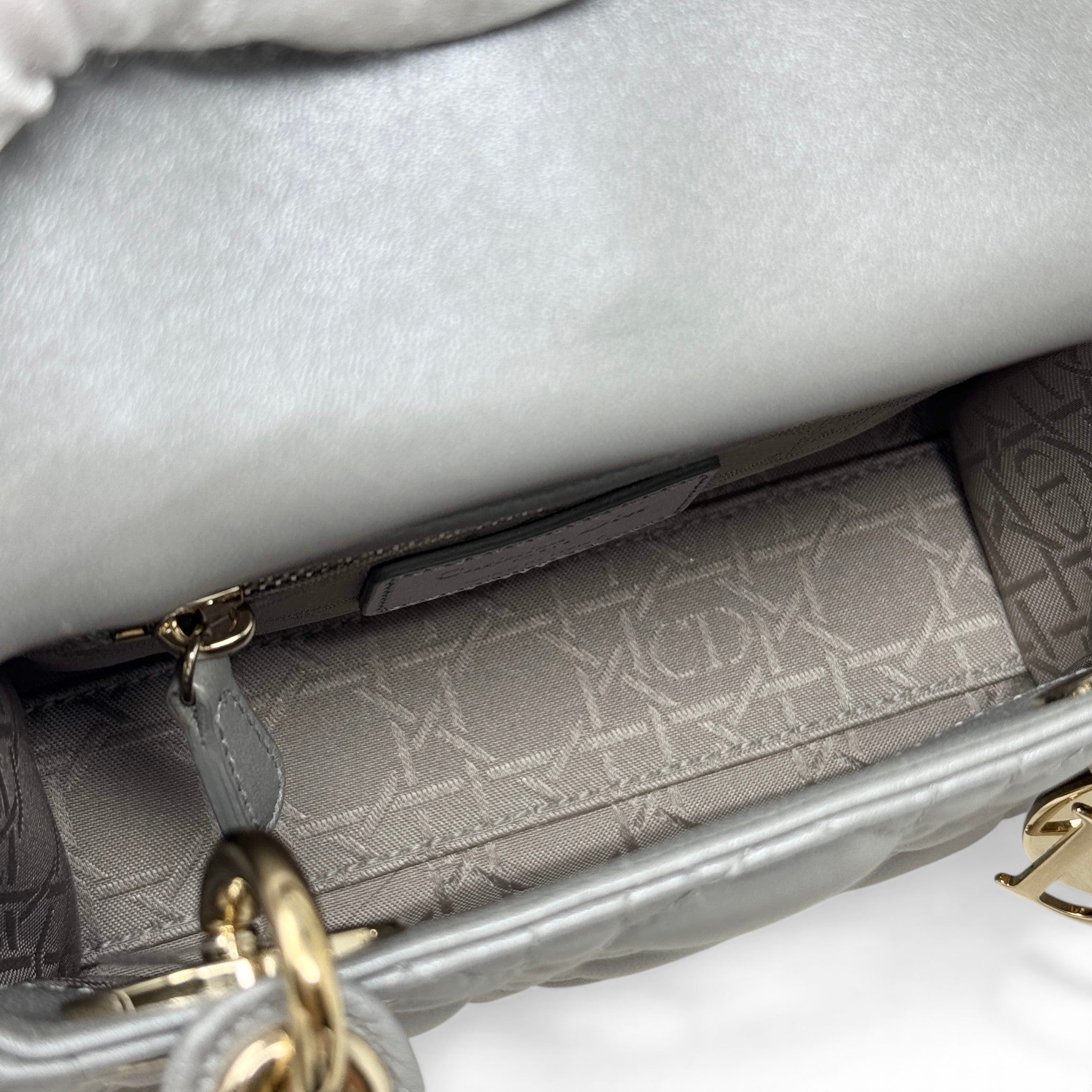 Dior Grey Mini Lady Dior