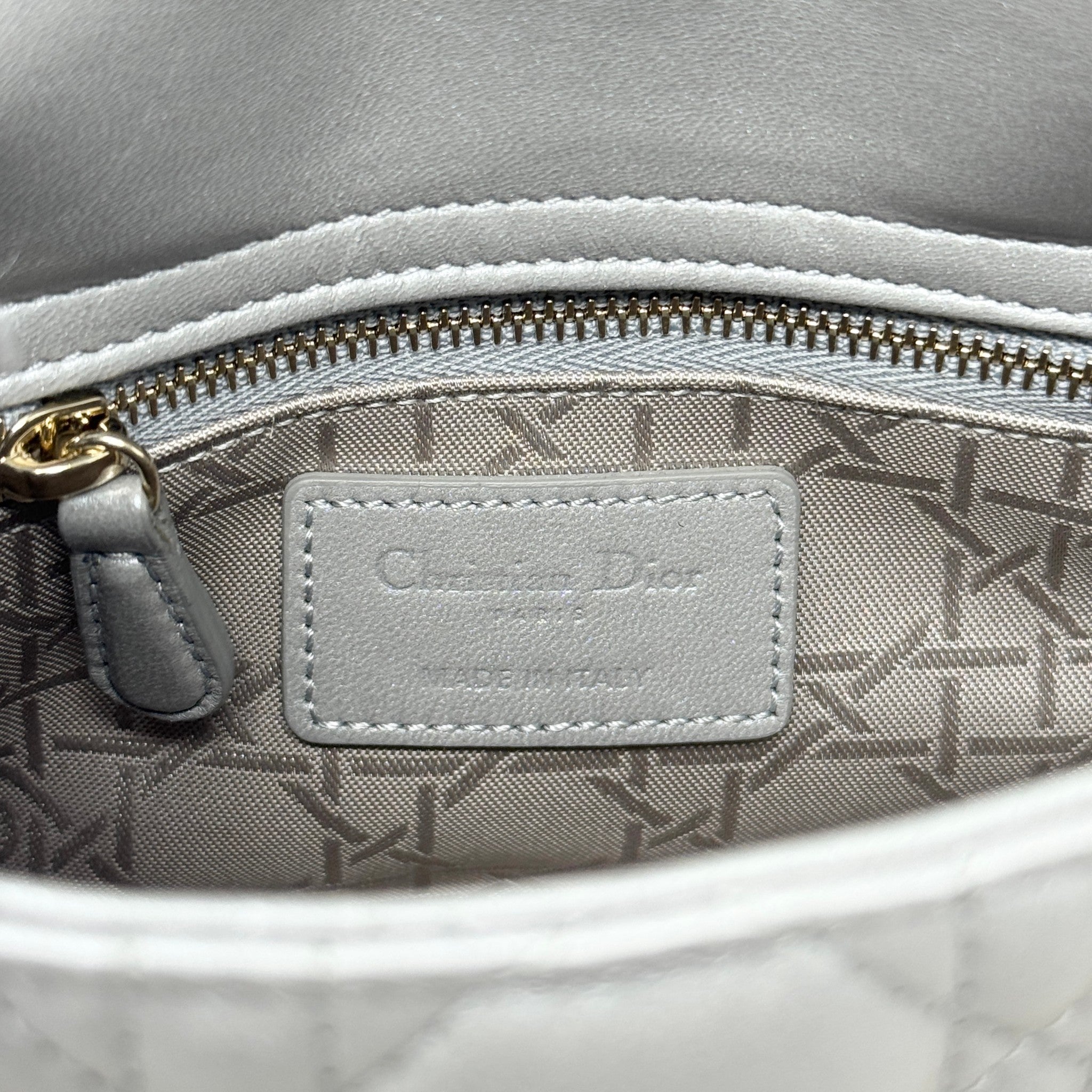 Dior Grey Mini Lady Dior
