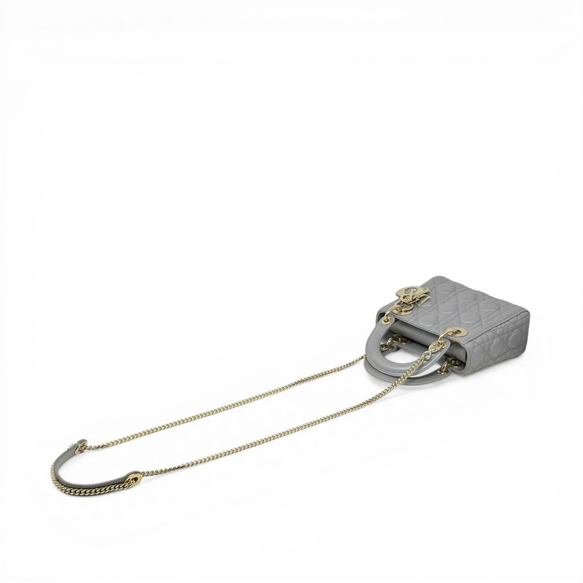Dior Grey Mini Lady Dior