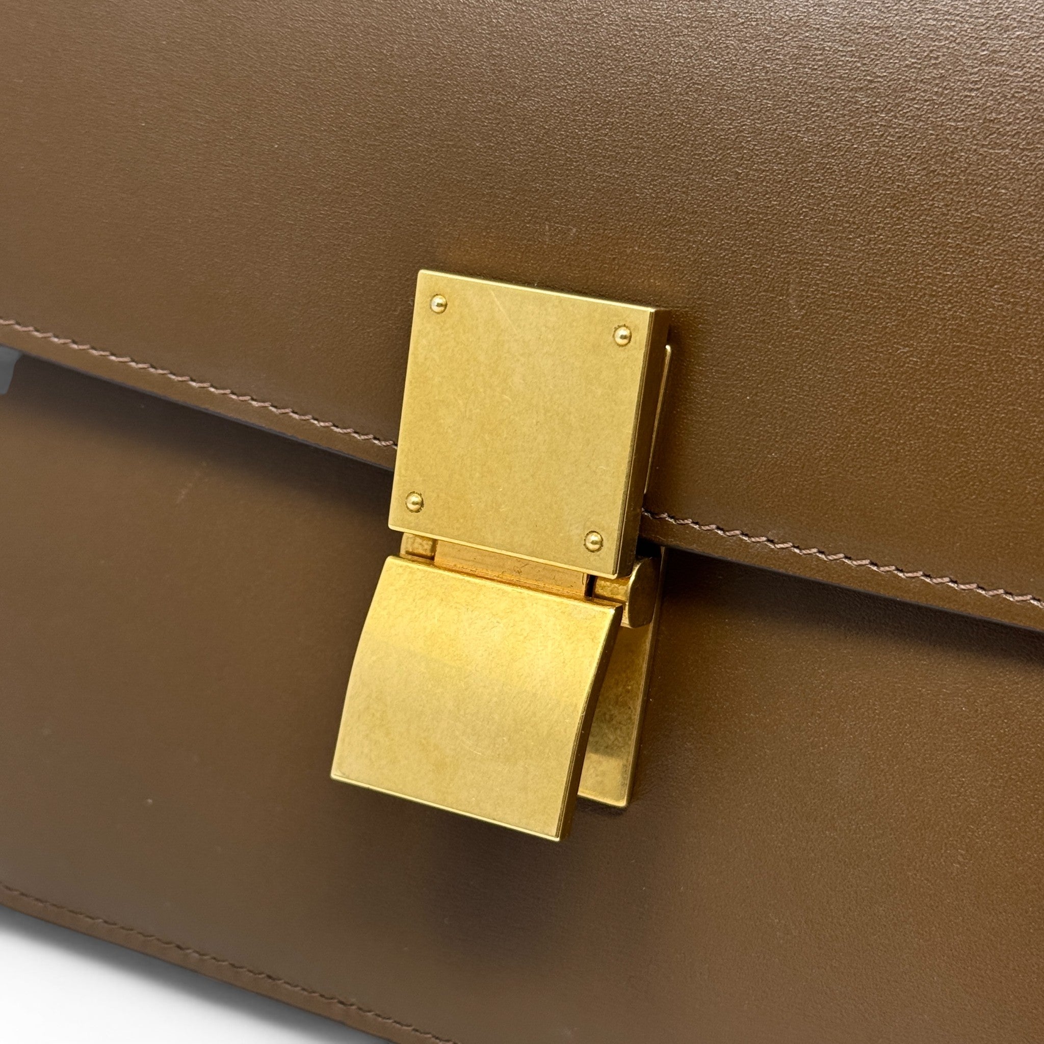 Celine Brown Medium Box Bag