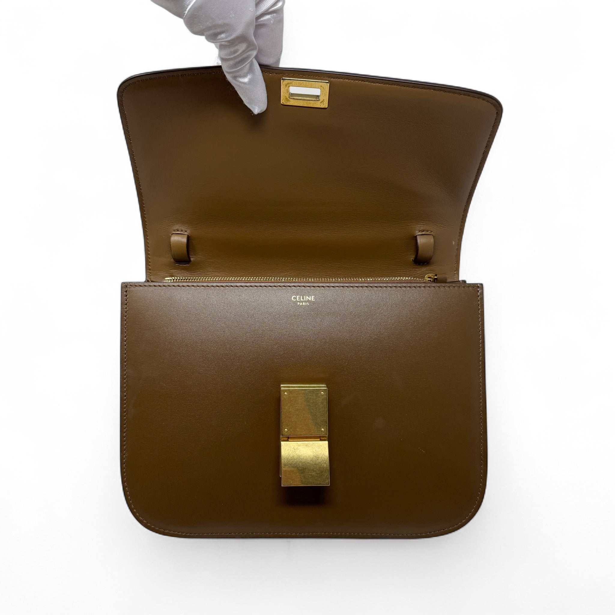 Celine Brown Medium Box Bag