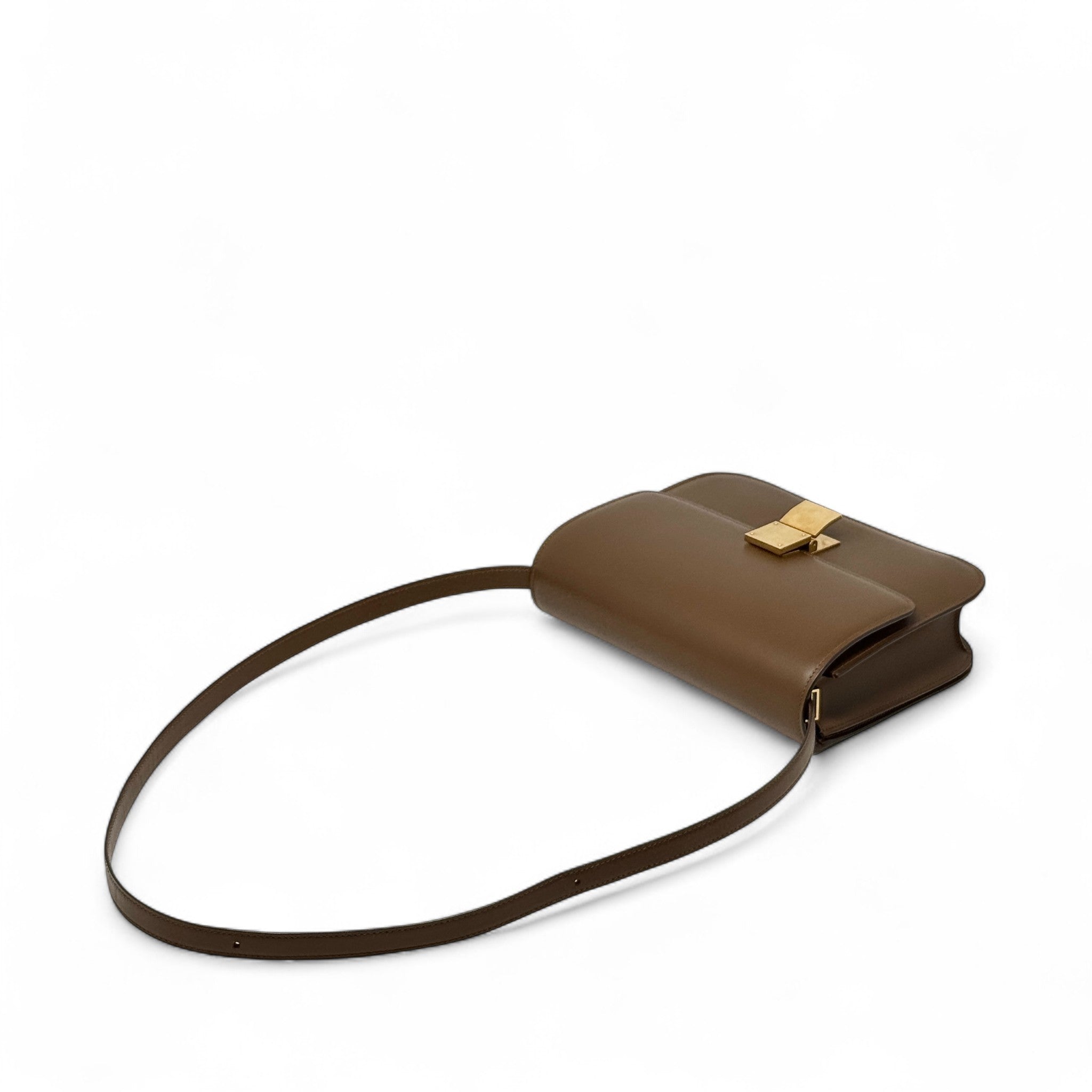 Celine Brown Medium Box Bag