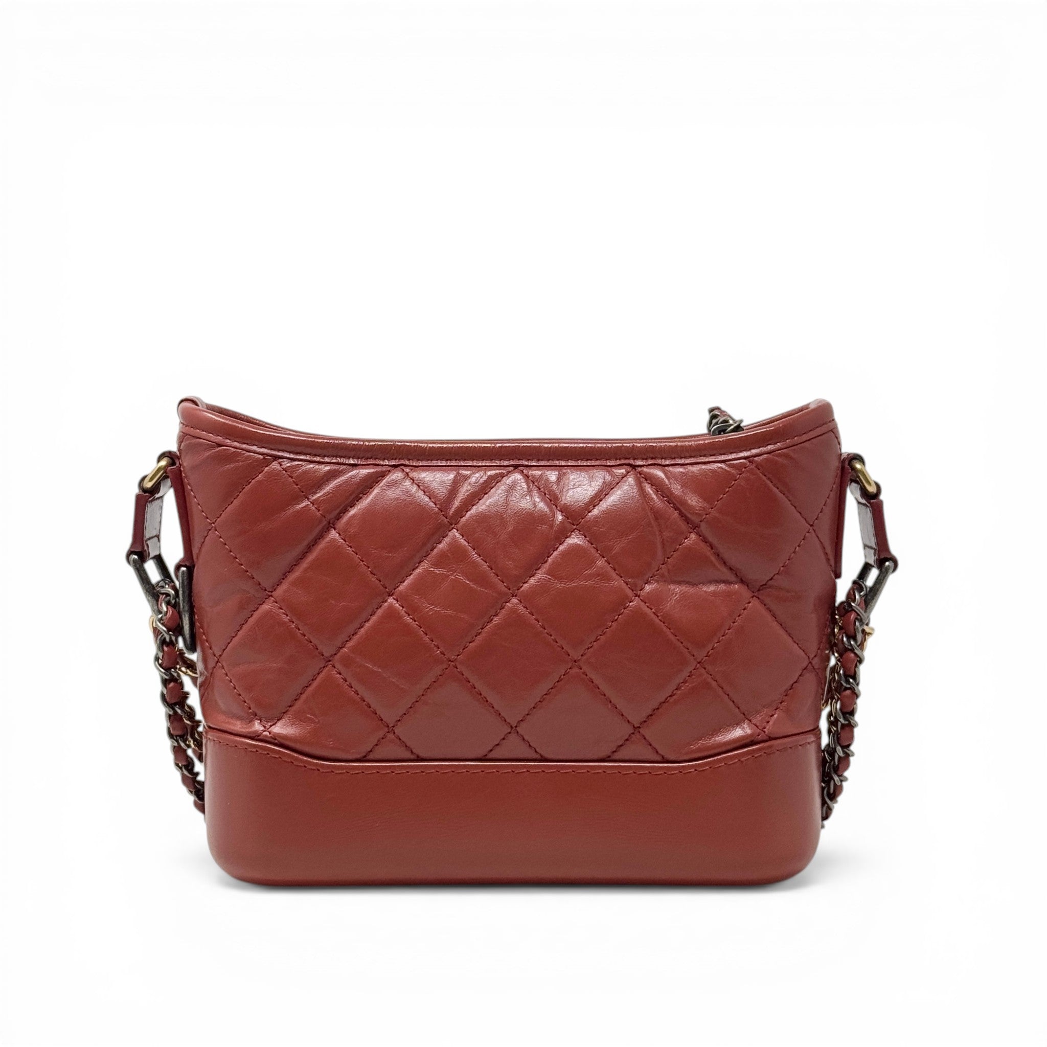 Chanel Red Small Gabrielle Hobo