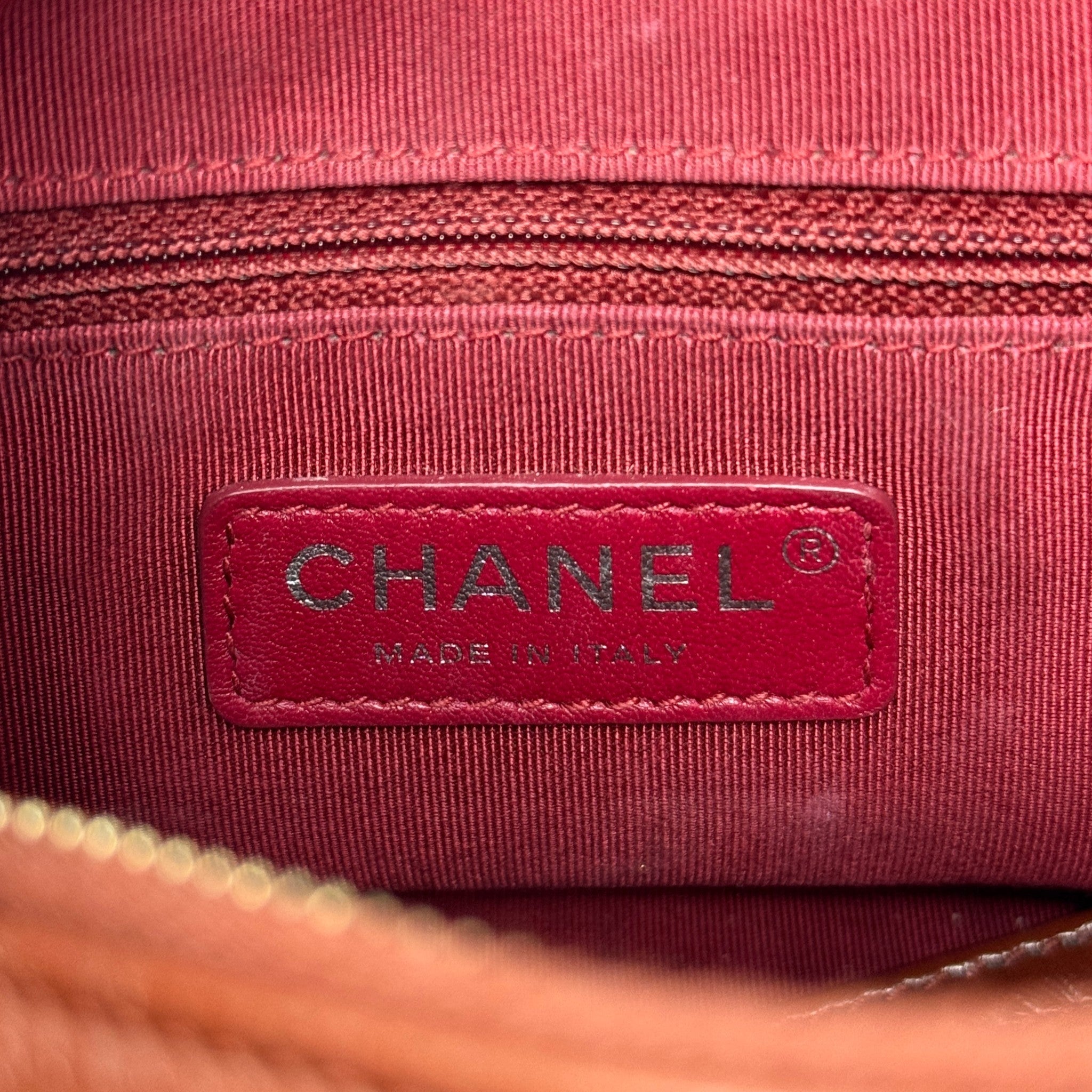 Chanel Red Small Gabrielle Hobo