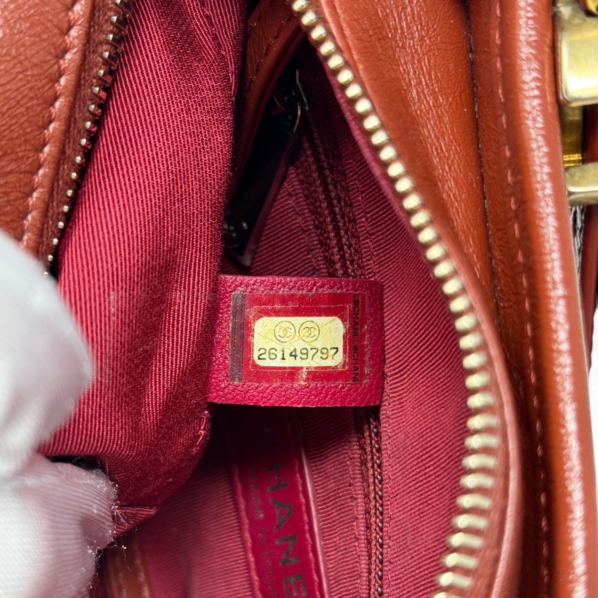Chanel Red Small Gabrielle Hobo