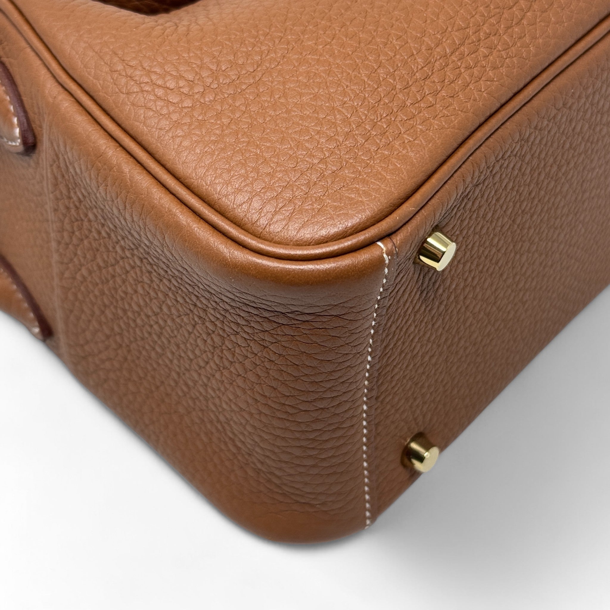 Hermes Gold Clemence Mini Lindy