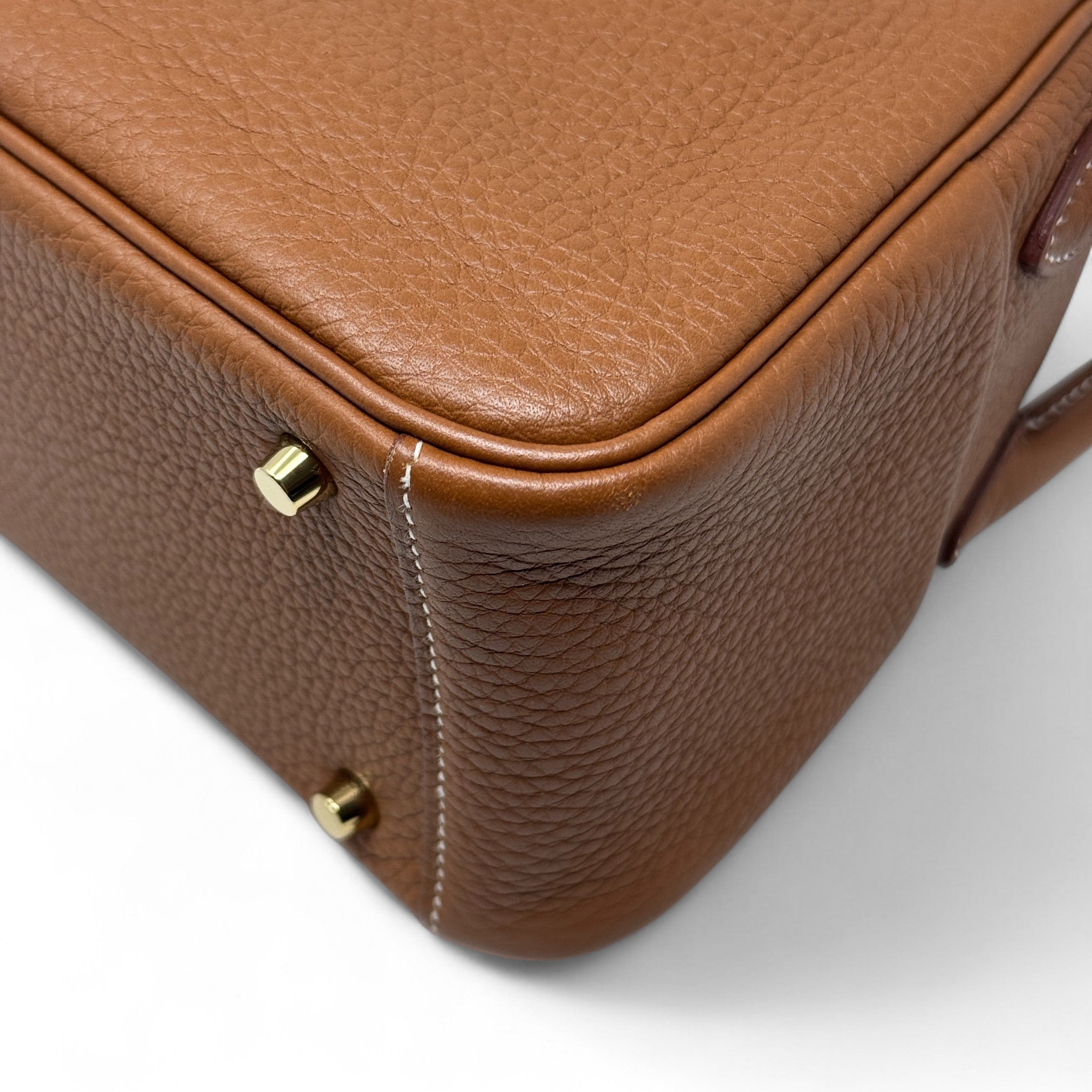 Hermes Gold Clemence Mini Lindy