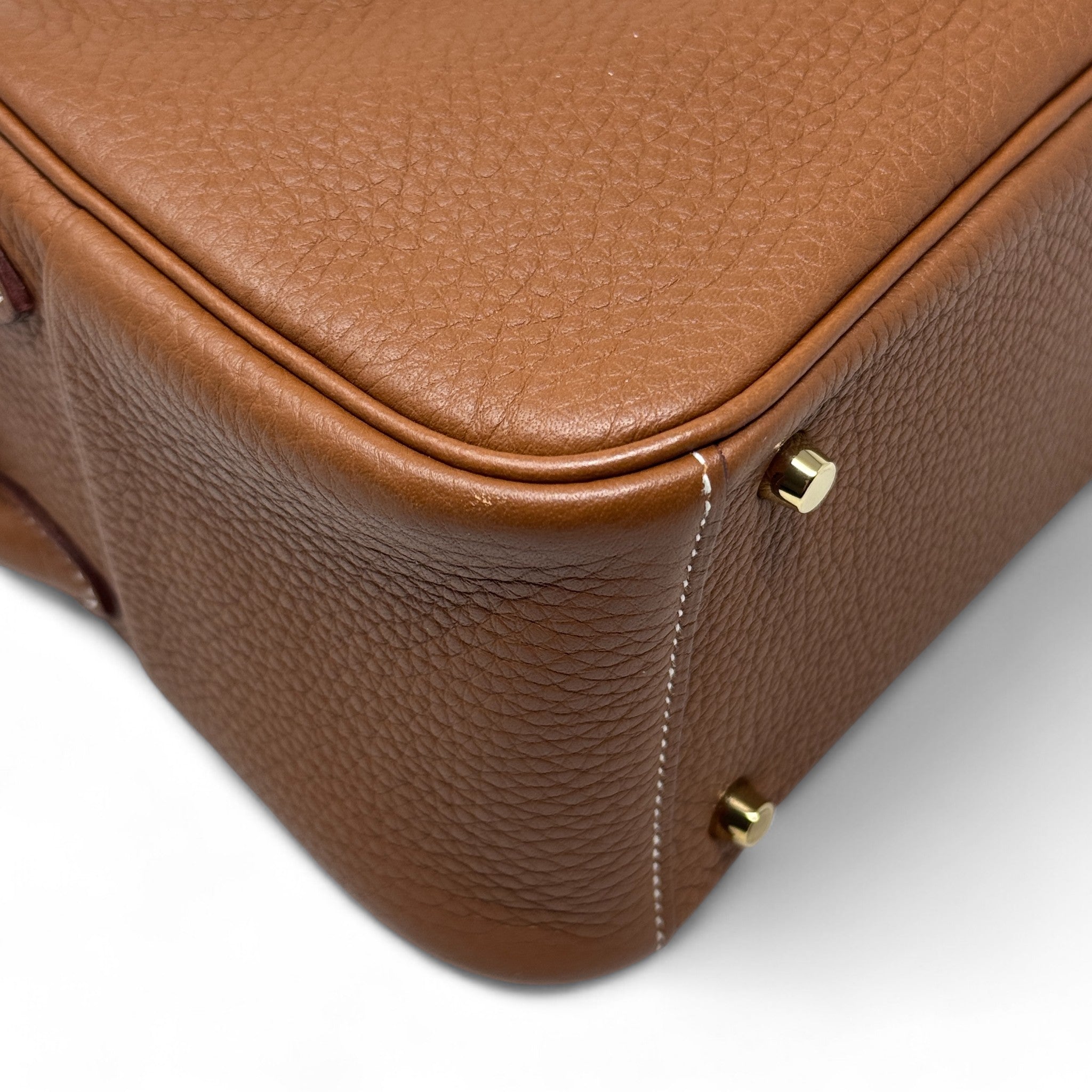 Hermes Gold Clemence Mini Lindy