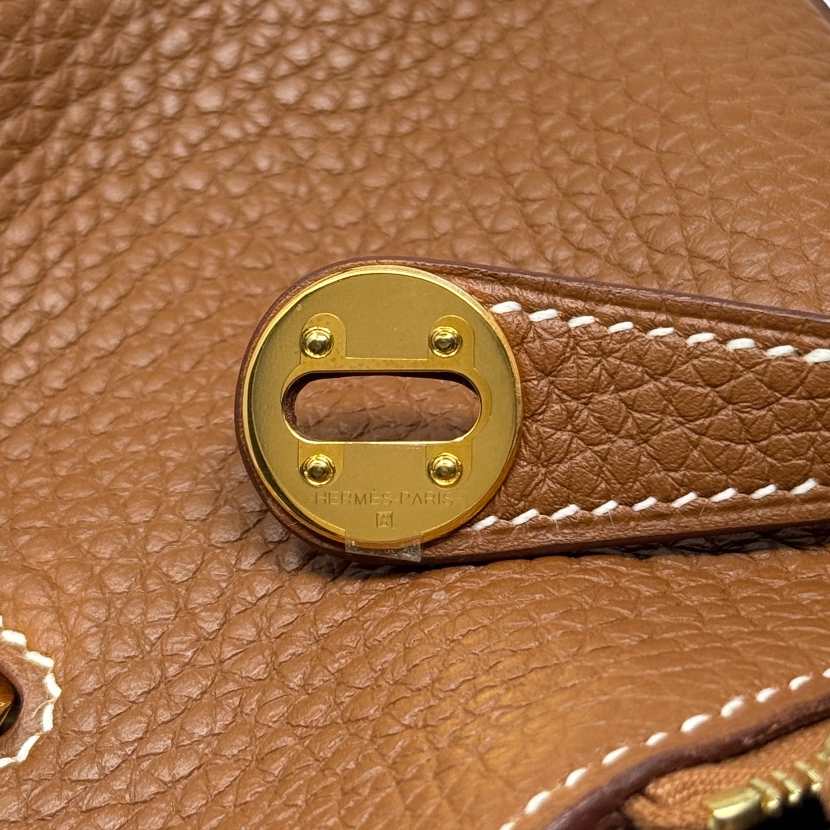 Hermes Gold Clemence Mini Lindy