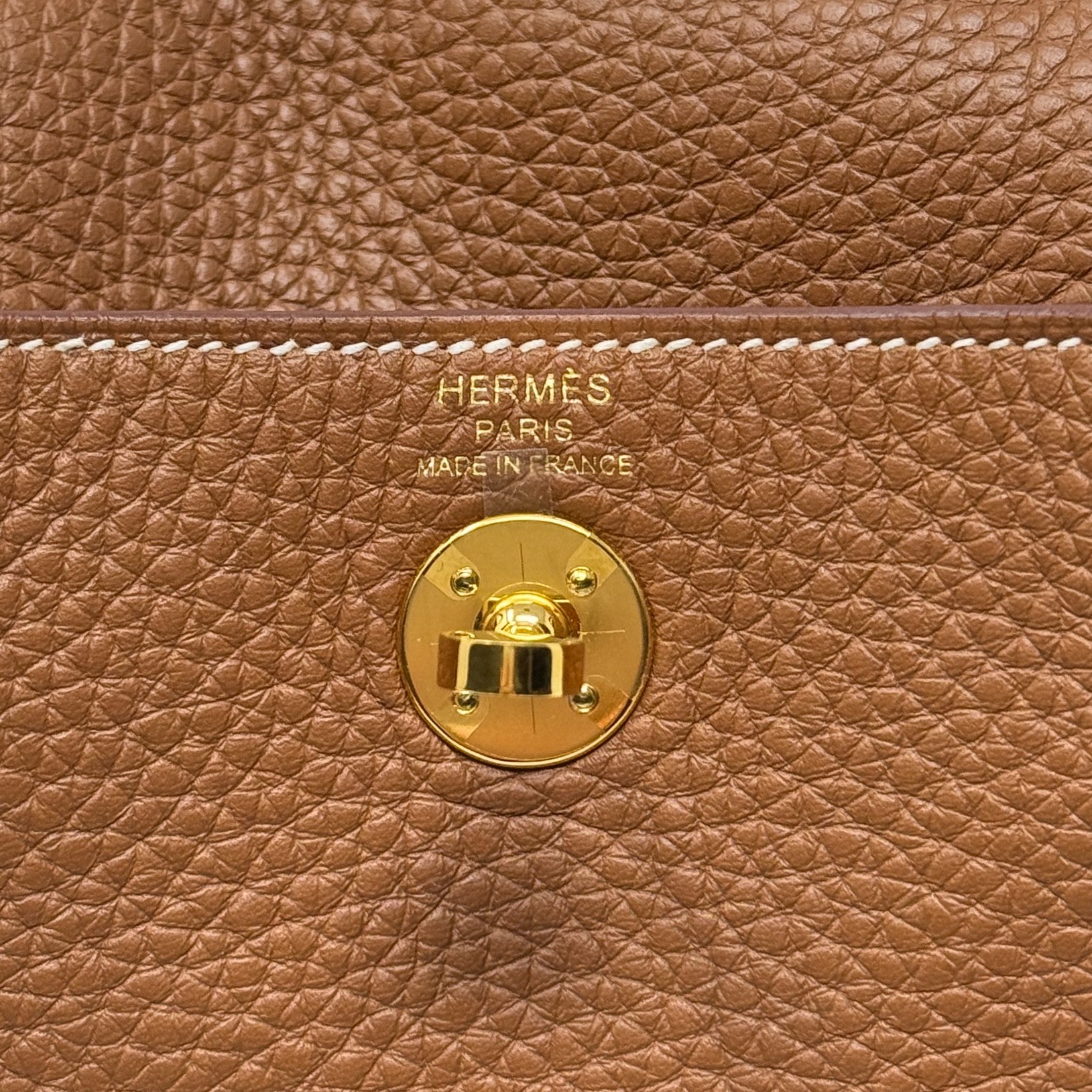 Hermes Gold Clemence Mini Lindy