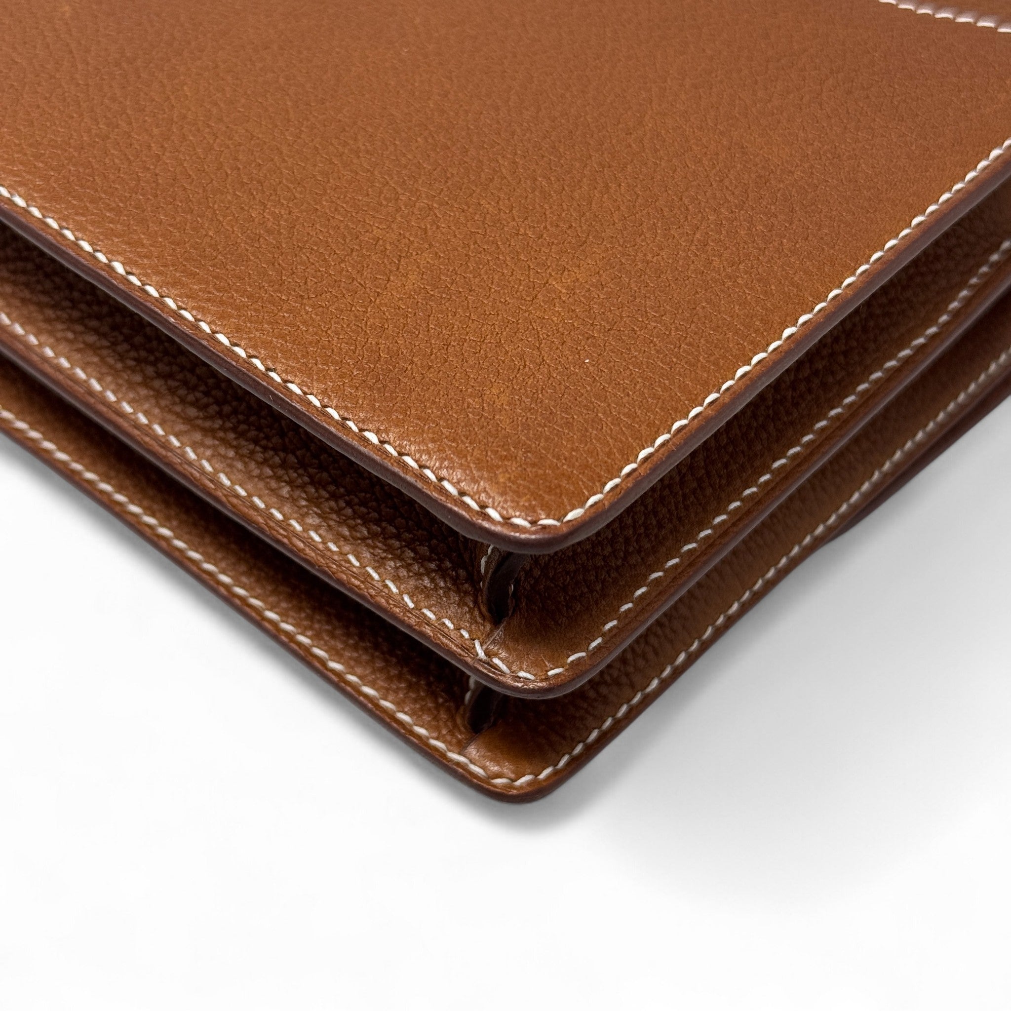 Hermes Fauve Barenia Faubourg Mini Roulis