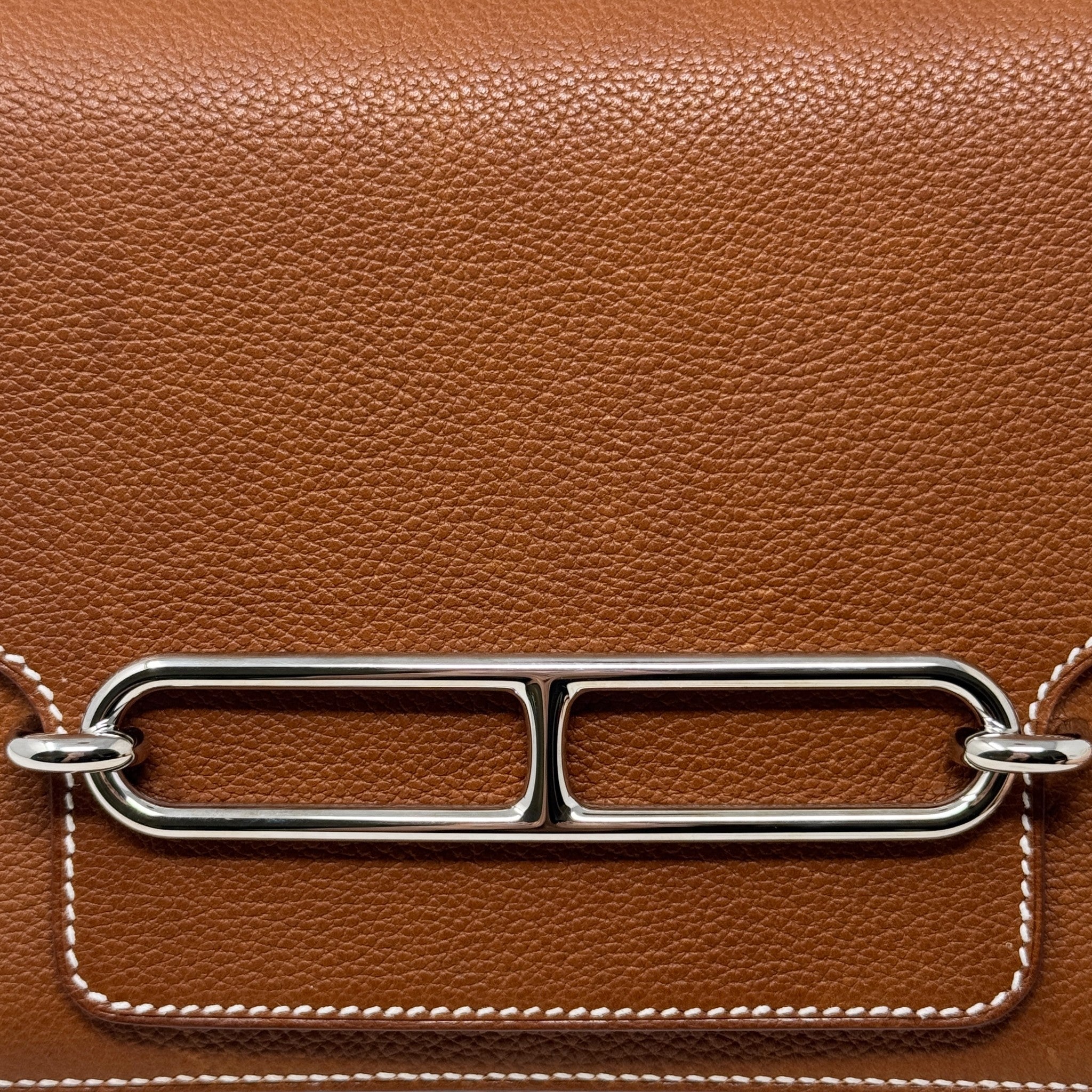 Hermes Fauve Barenia Faubourg Mini Roulis