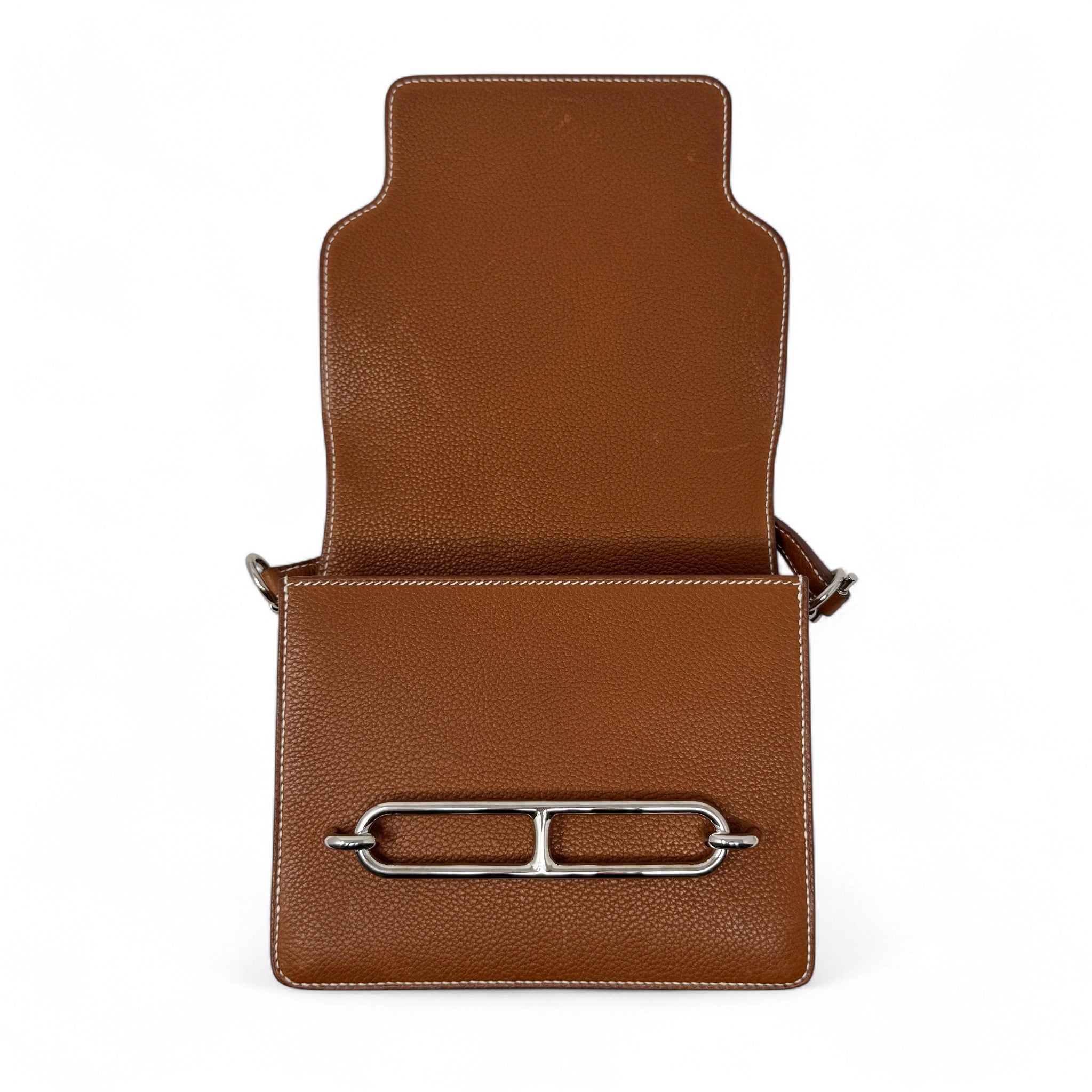 Hermes Fauve Barenia Faubourg Mini Roulis