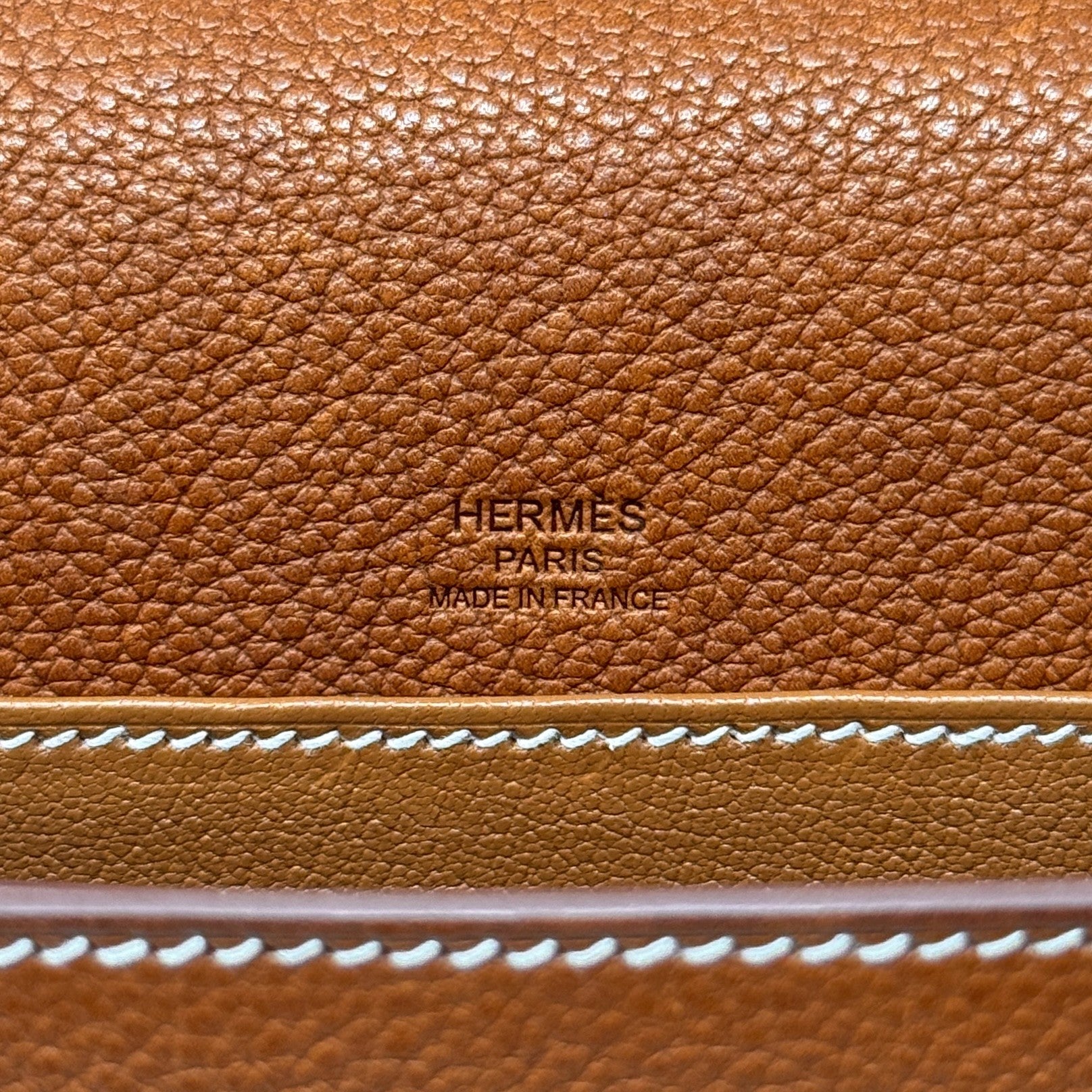 Hermes Fauve Barenia Faubourg Mini Roulis