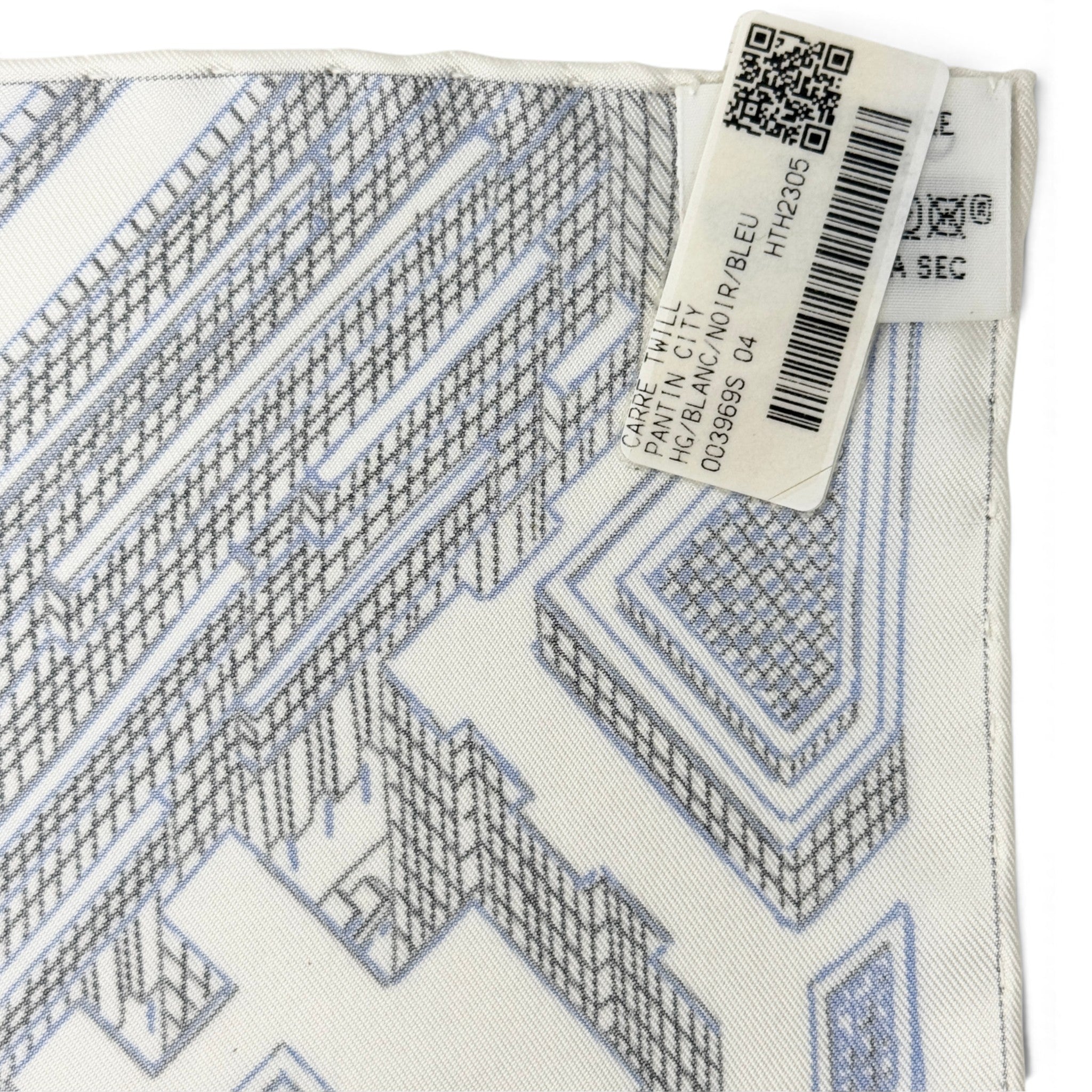 Hermes Pantin City Silk Scarf 90