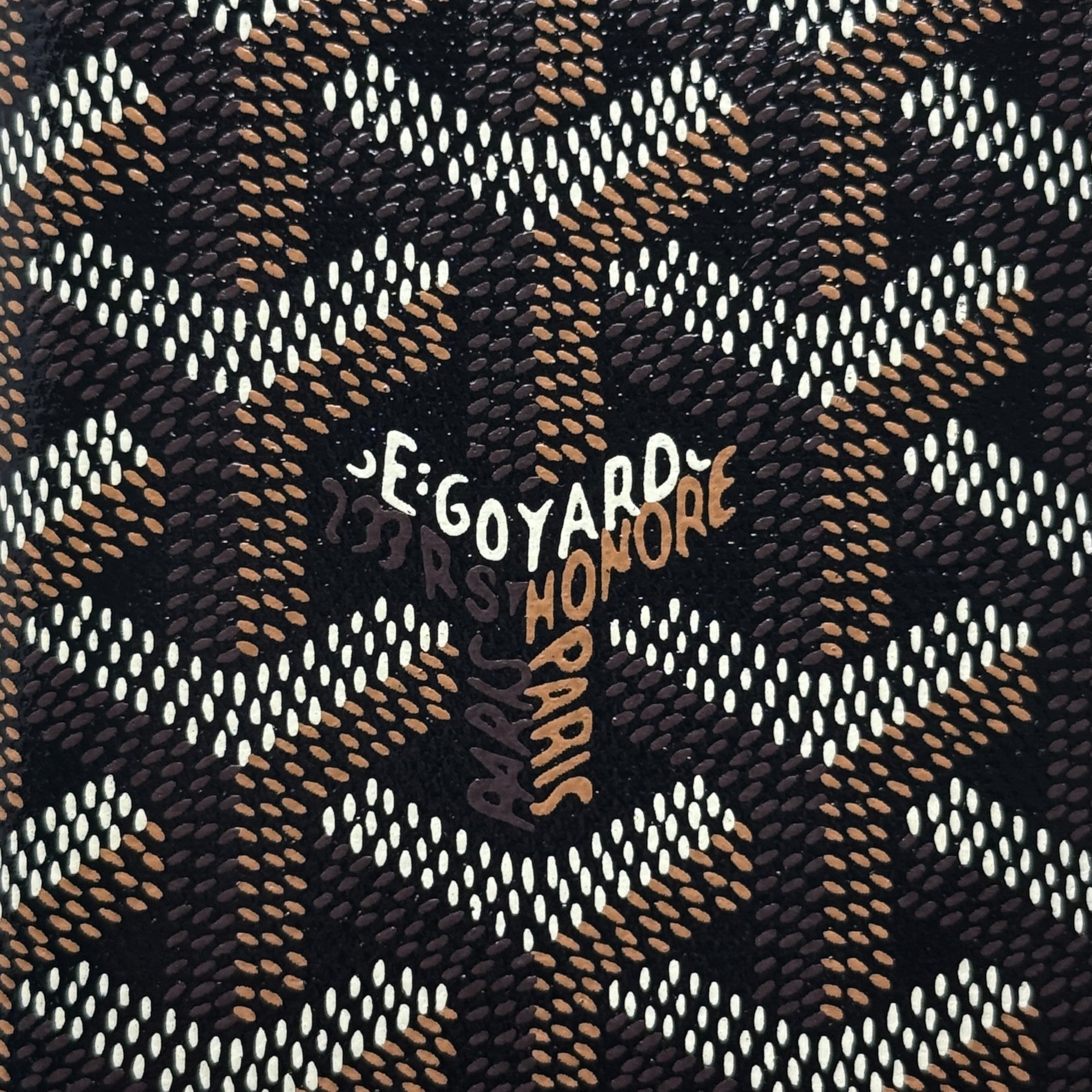 Goyard Black Goyardine Saint-Pierre Wallet