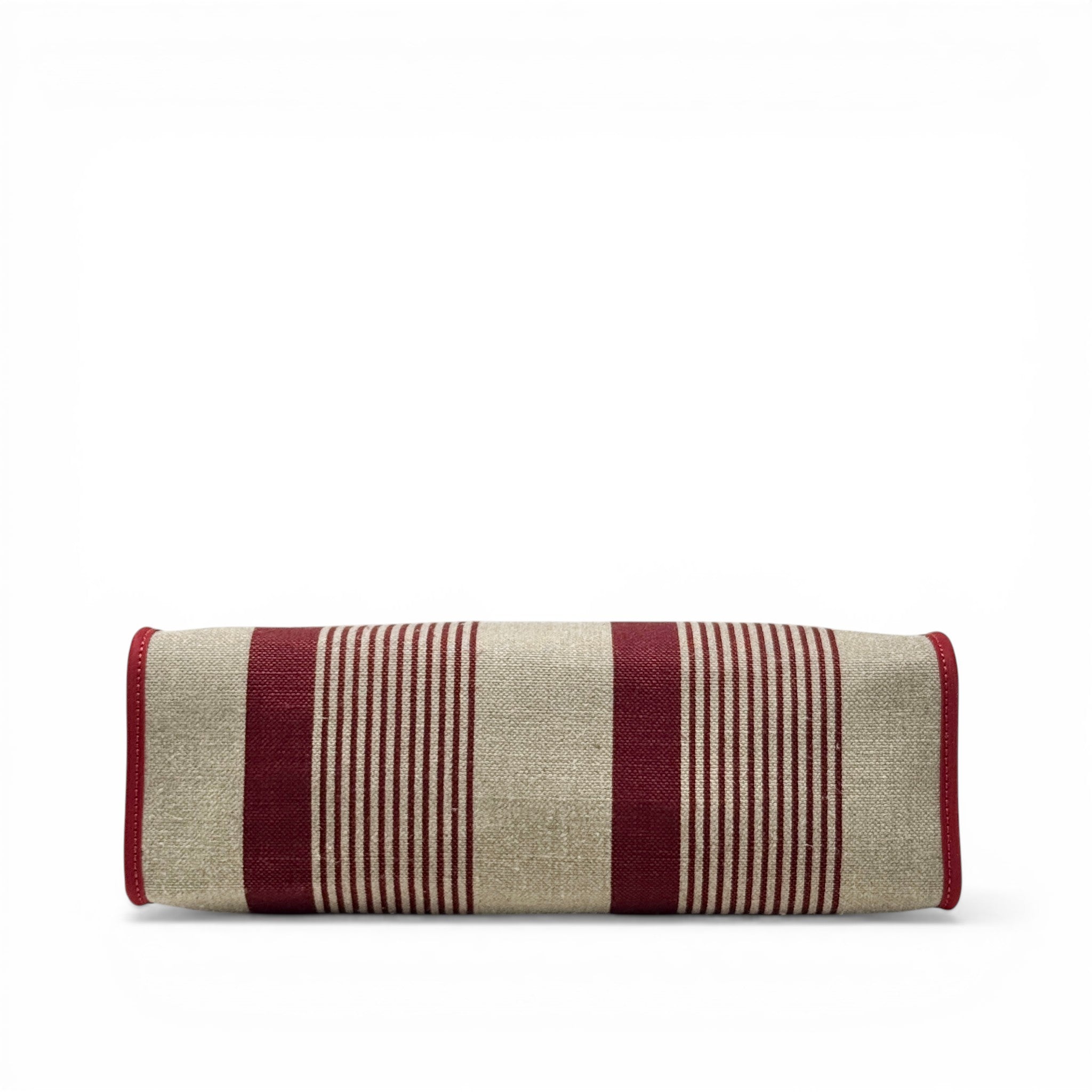 Hermes Rouge Piment H Vibration Toile Herbag Zip 31