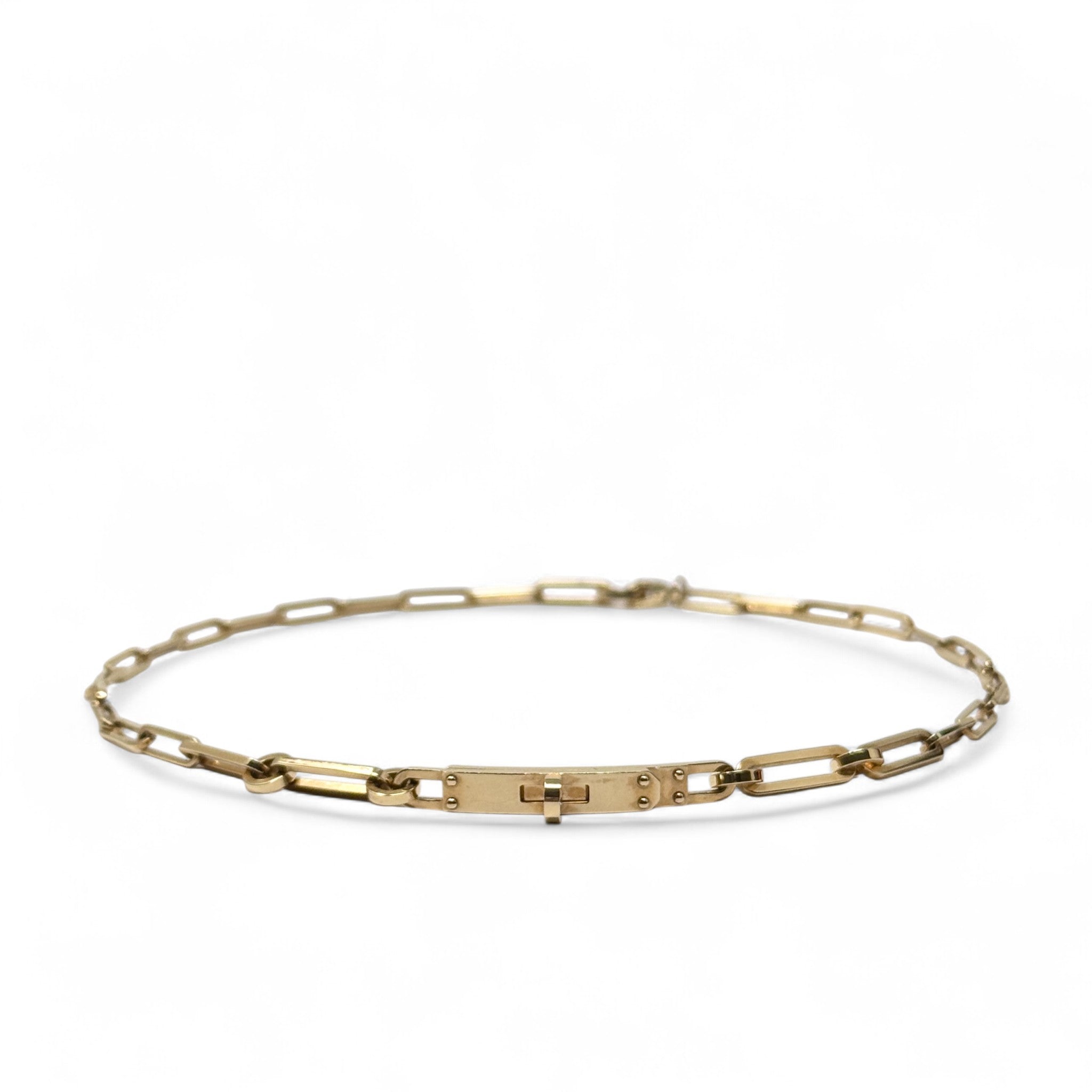 Hermes Gold Kelly Chaine Choker