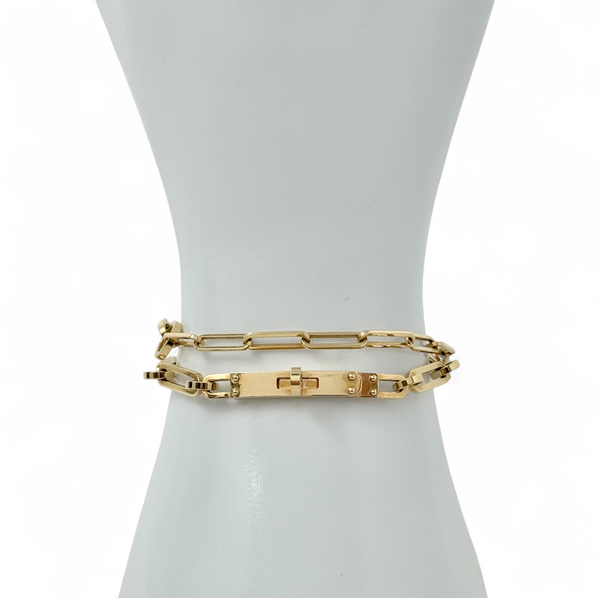 Hermes Gold Kelly Chaine Choker