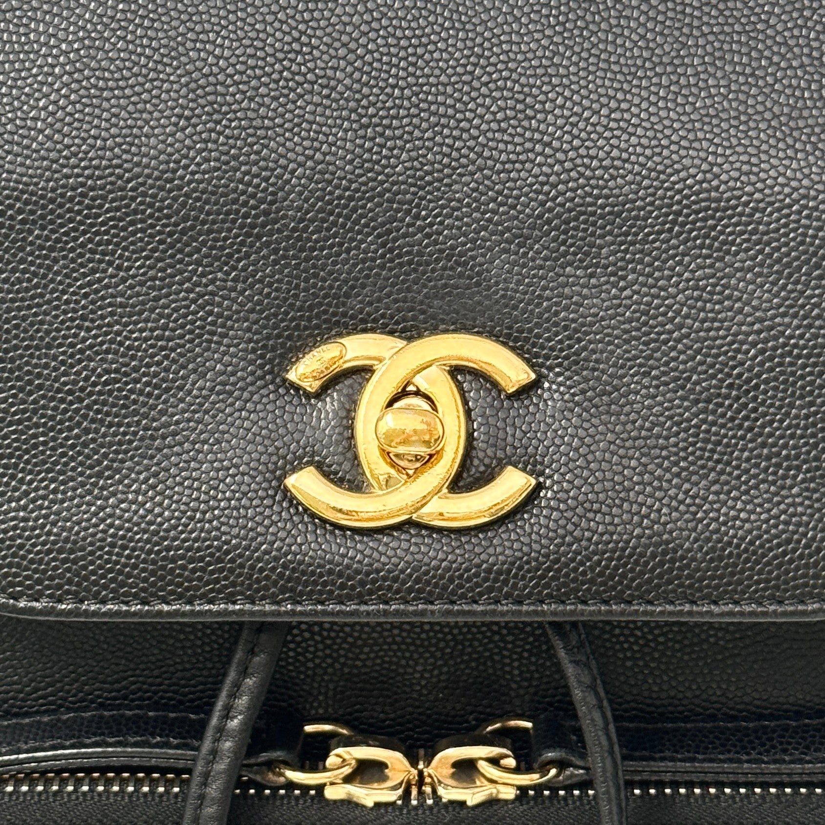 Chanel Black Business Affinity Backpack