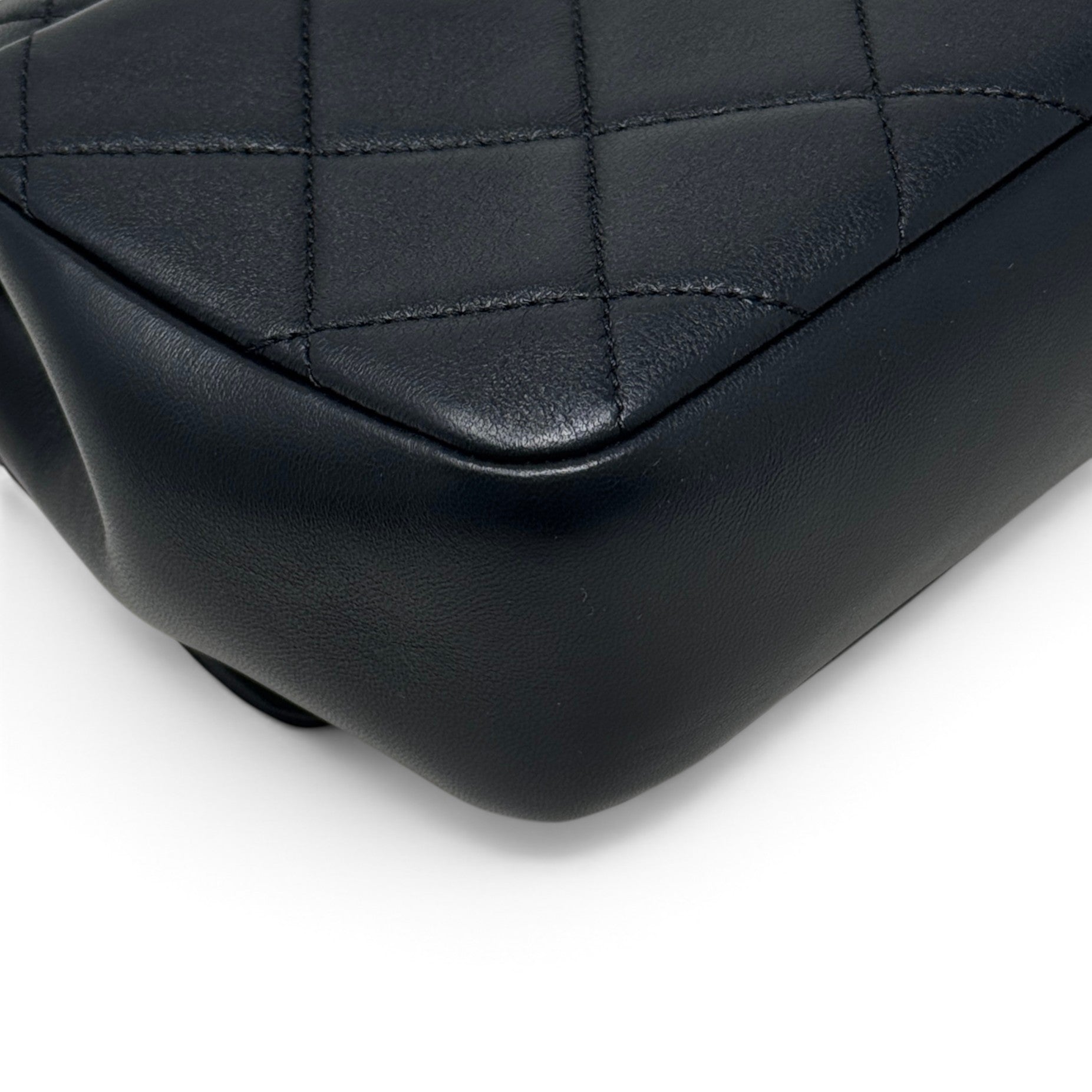 Chanel Black Elegant Chain Flap Bag