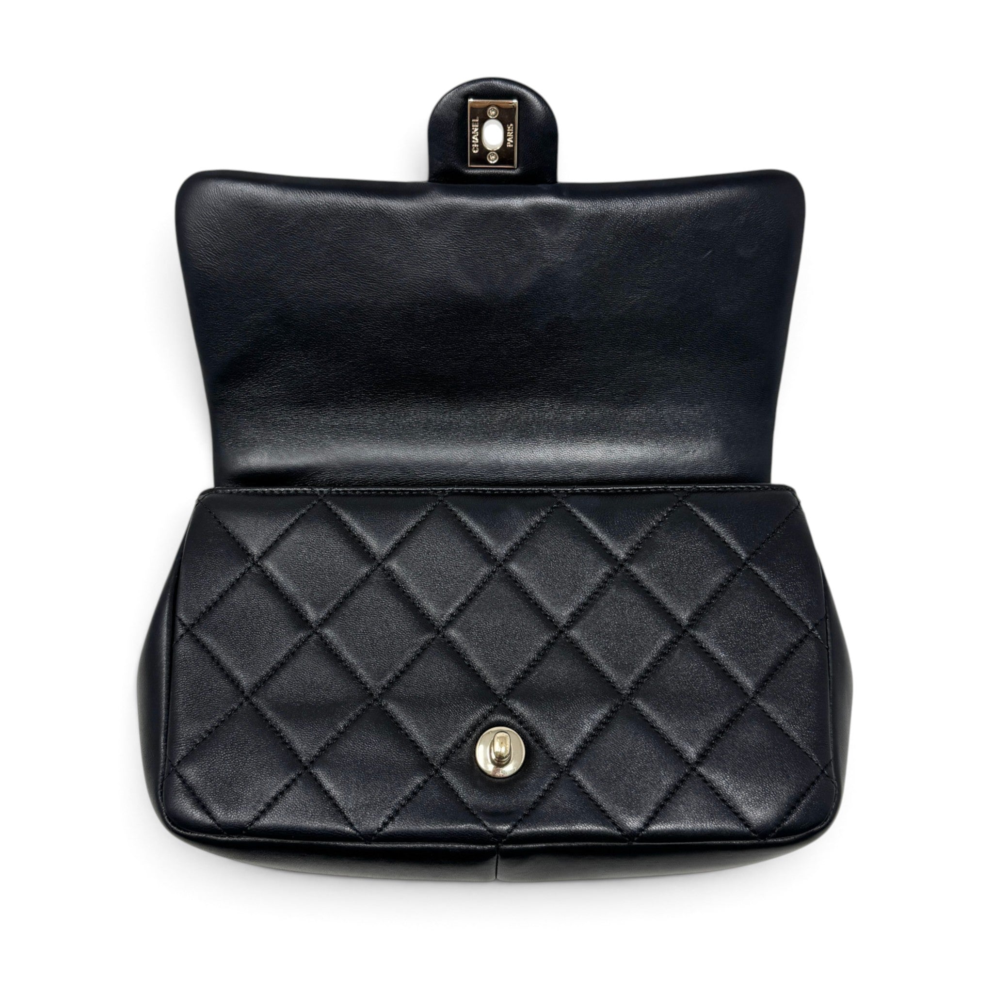 Chanel Black Elegant Chain Flap Bag