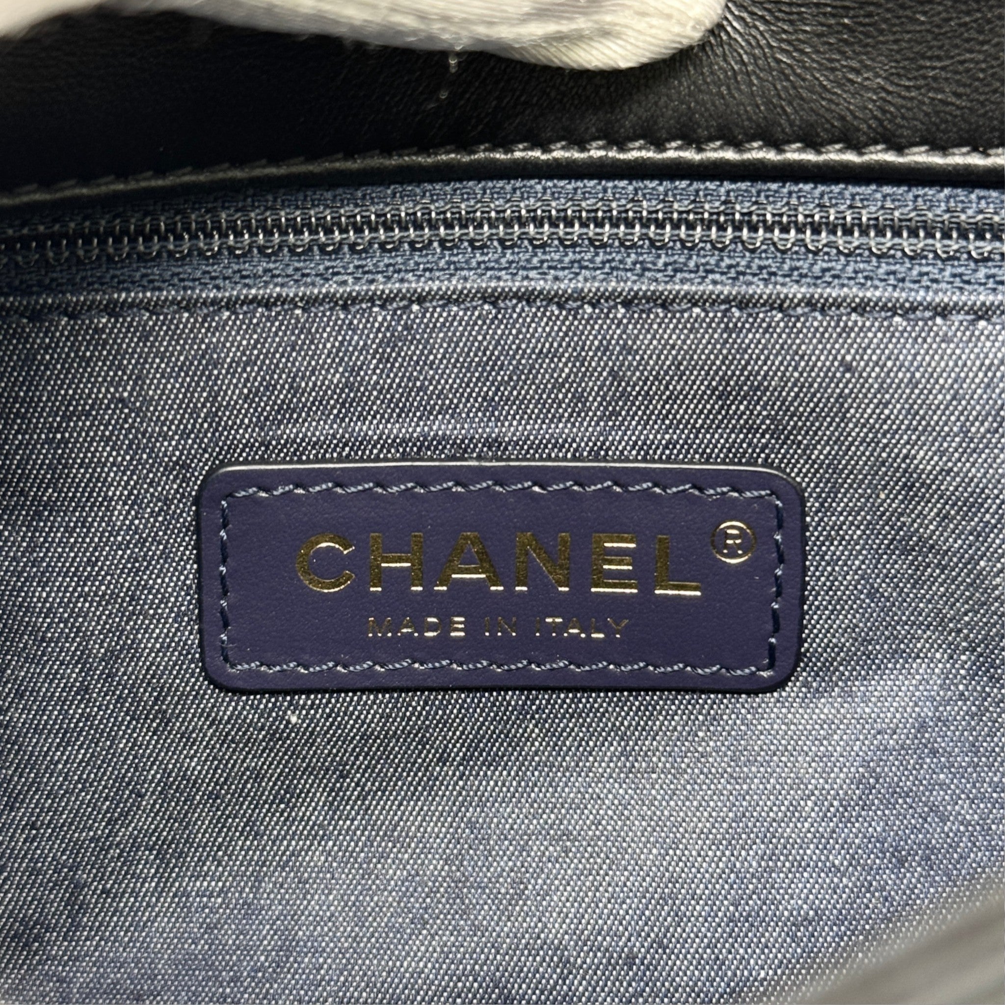 Chanel Black Elegant Chain Flap Bag