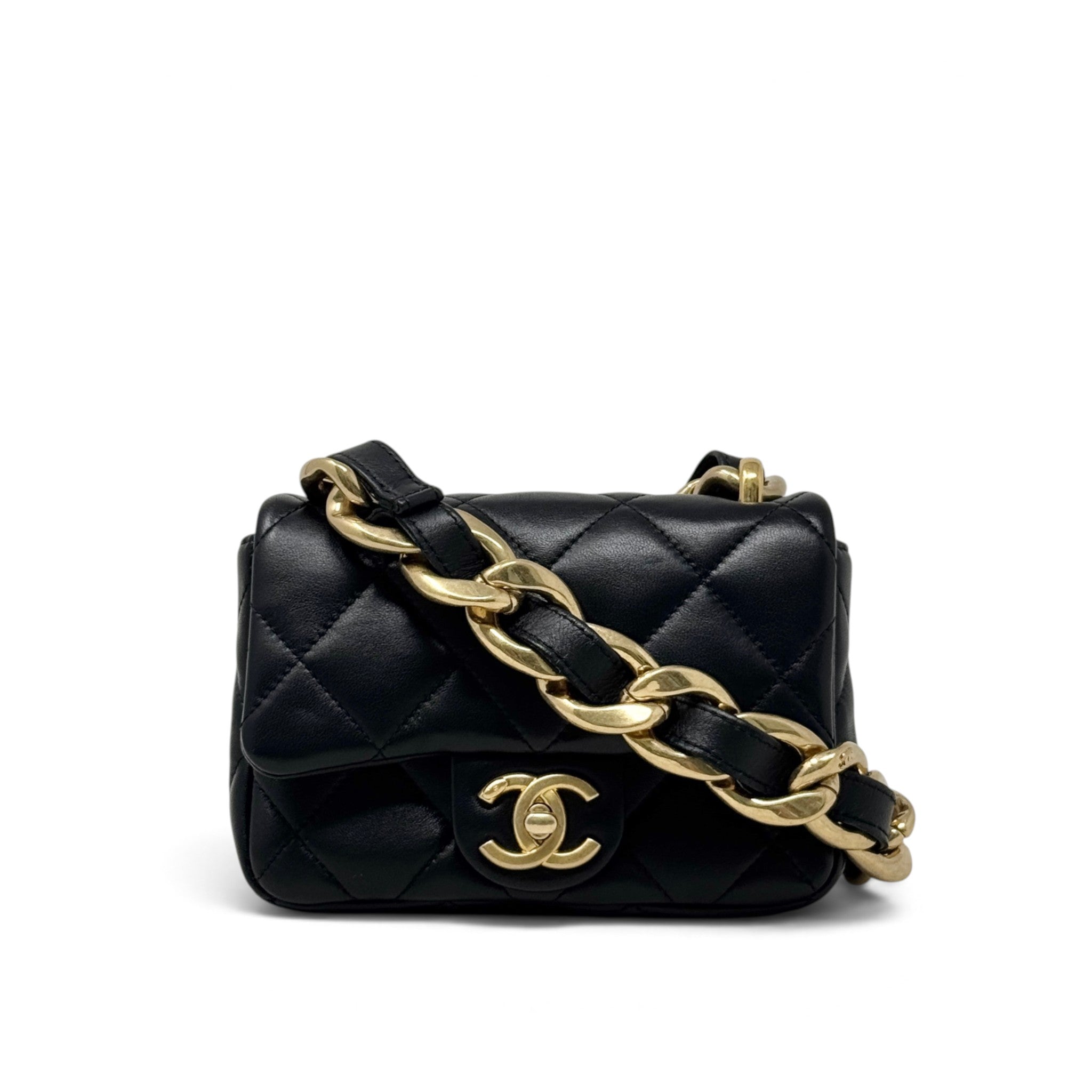 Chanel Black Mini Funky Town Flap