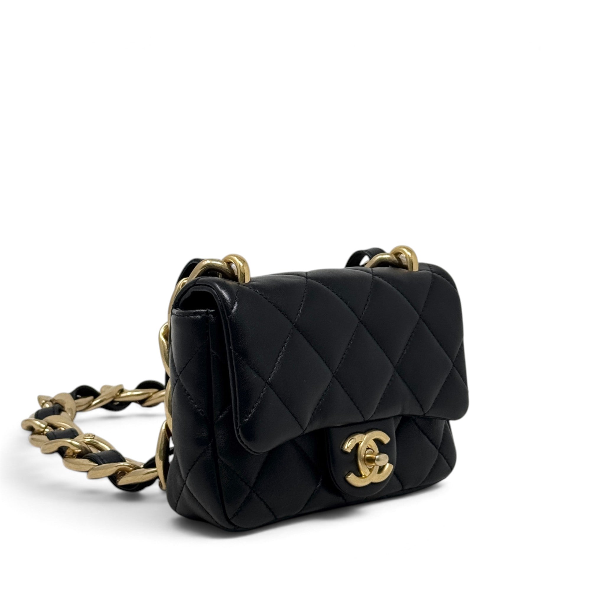 Chanel Black Mini Funky Town Flap