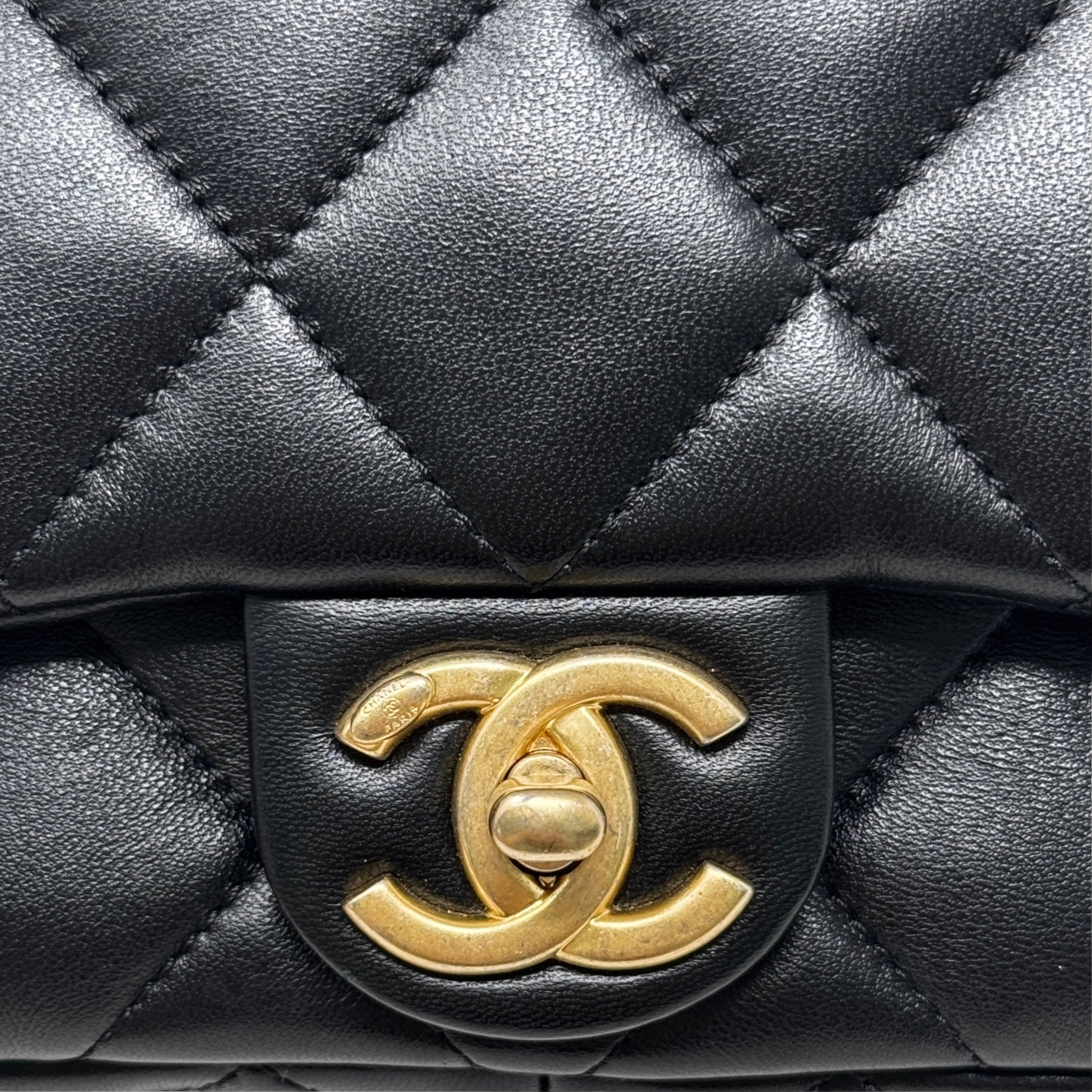 Chanel Black Mini Funky Town Flap