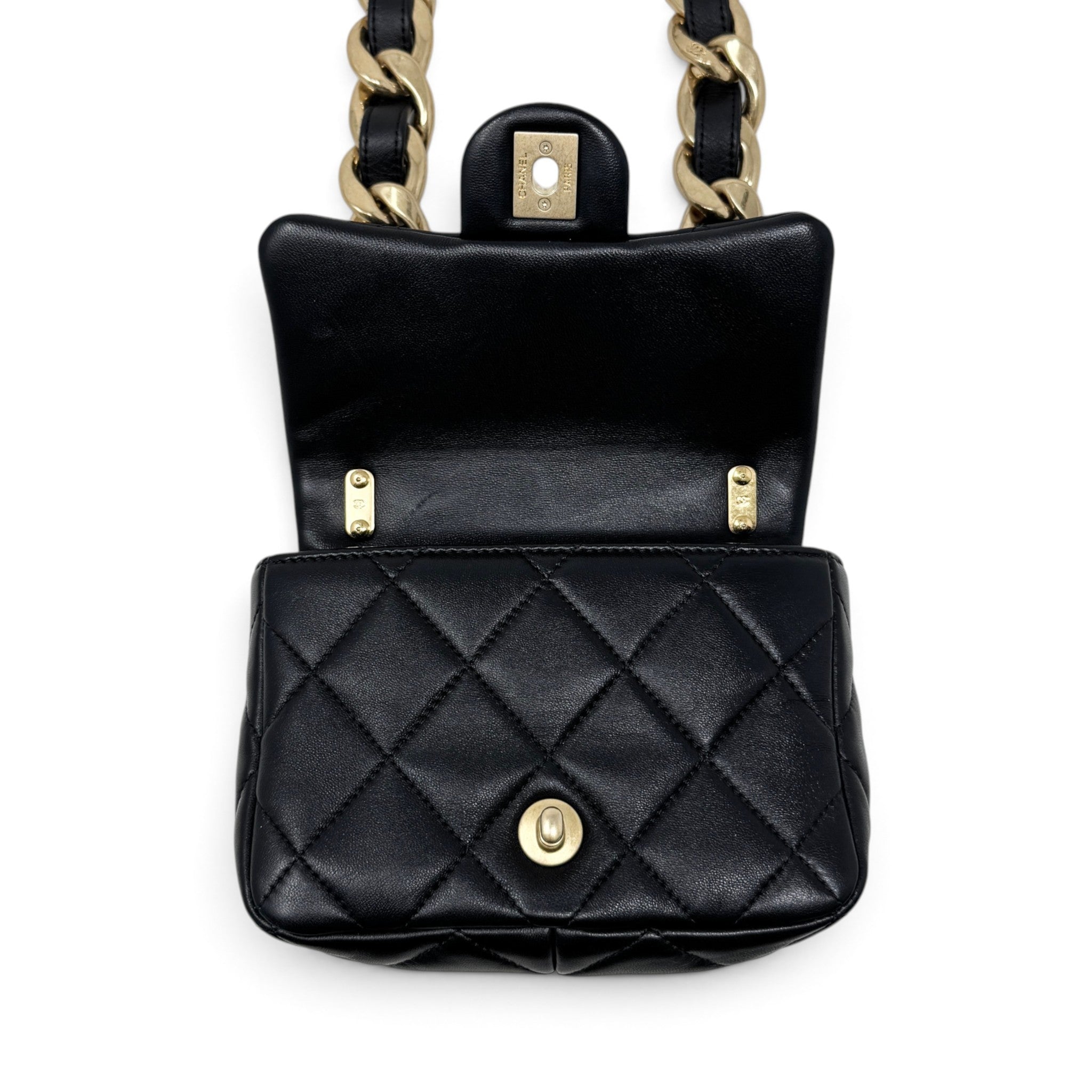 Chanel Black Mini Funky Town Flap