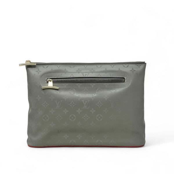 Louis Vuitton Grey Monogram Cosmos Pochette | Jadore Couture