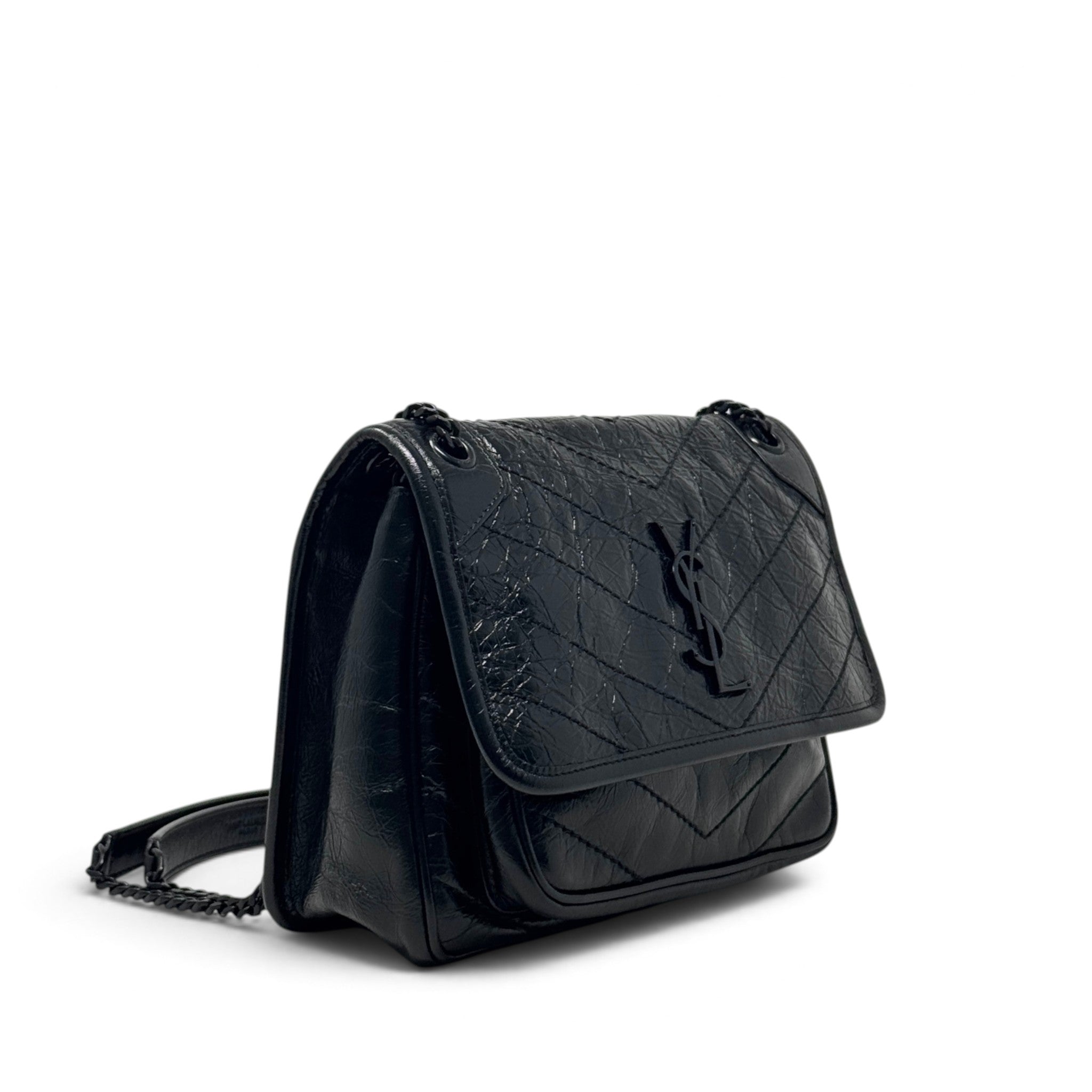 Saint Laurent Black Vintage Niki Baby
