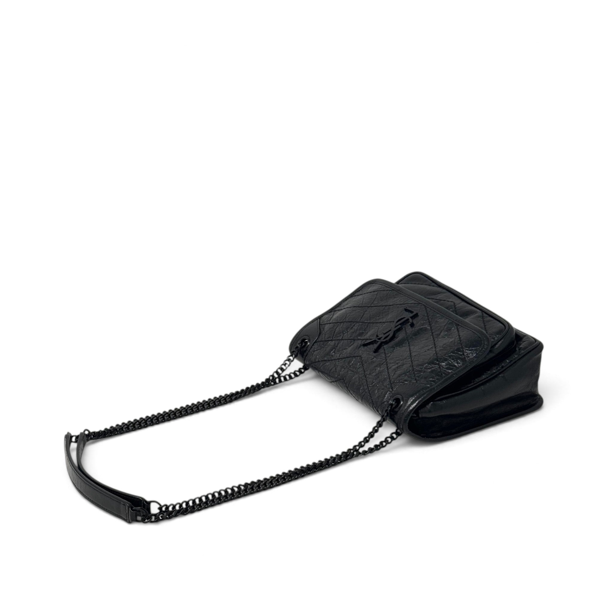Saint Laurent Black Vintage Niki Baby
