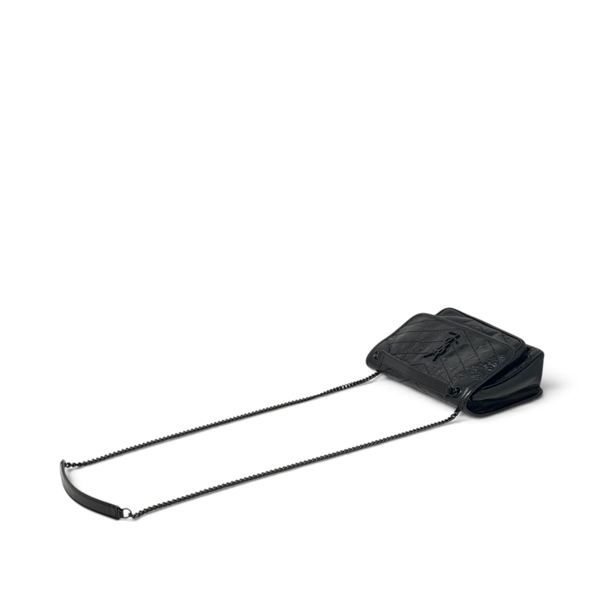 Saint Laurent Black Vintage Niki Baby