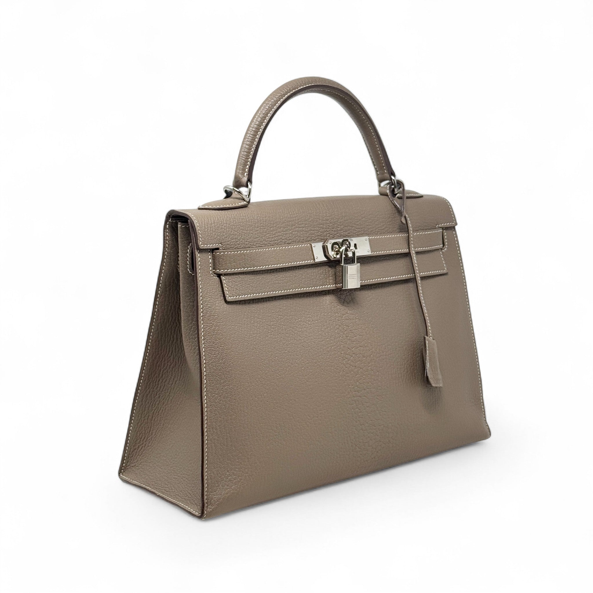 Hermes Etoupe Chevre Kelly 32