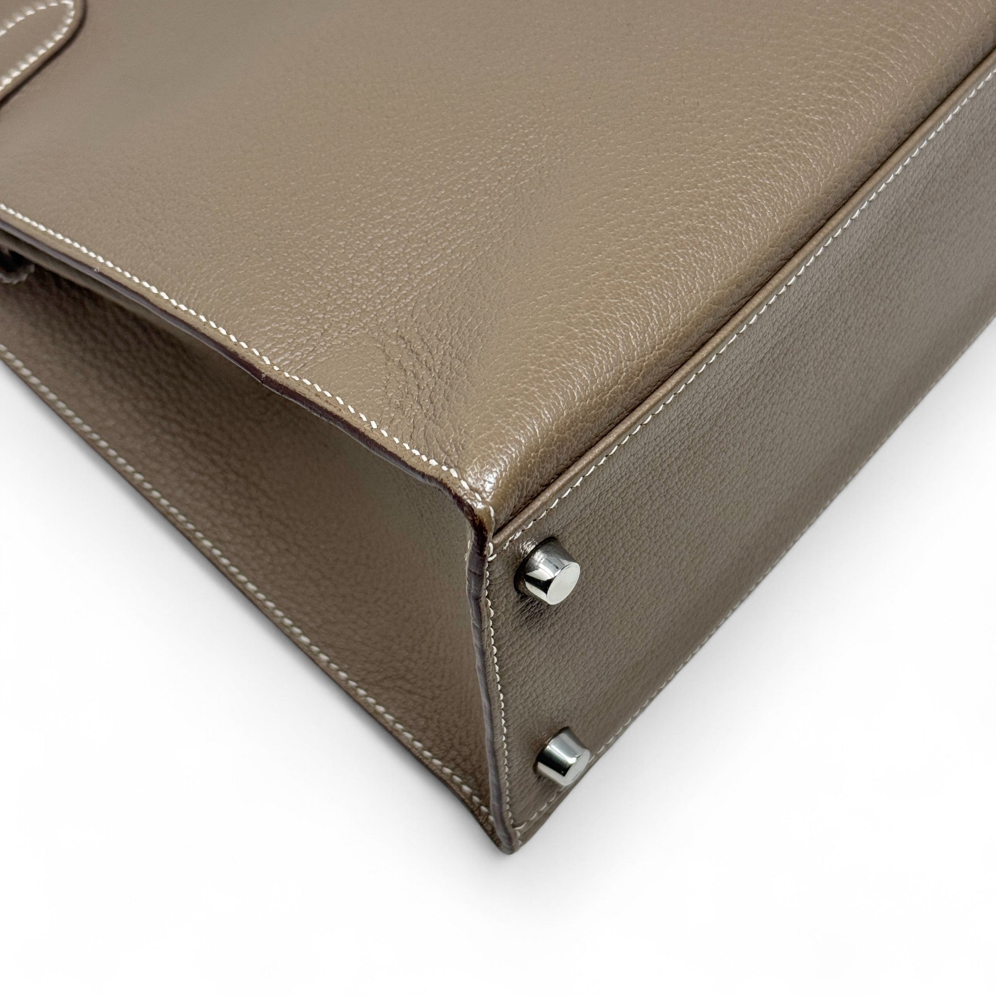 Hermes Etoupe Chevre Kelly 32