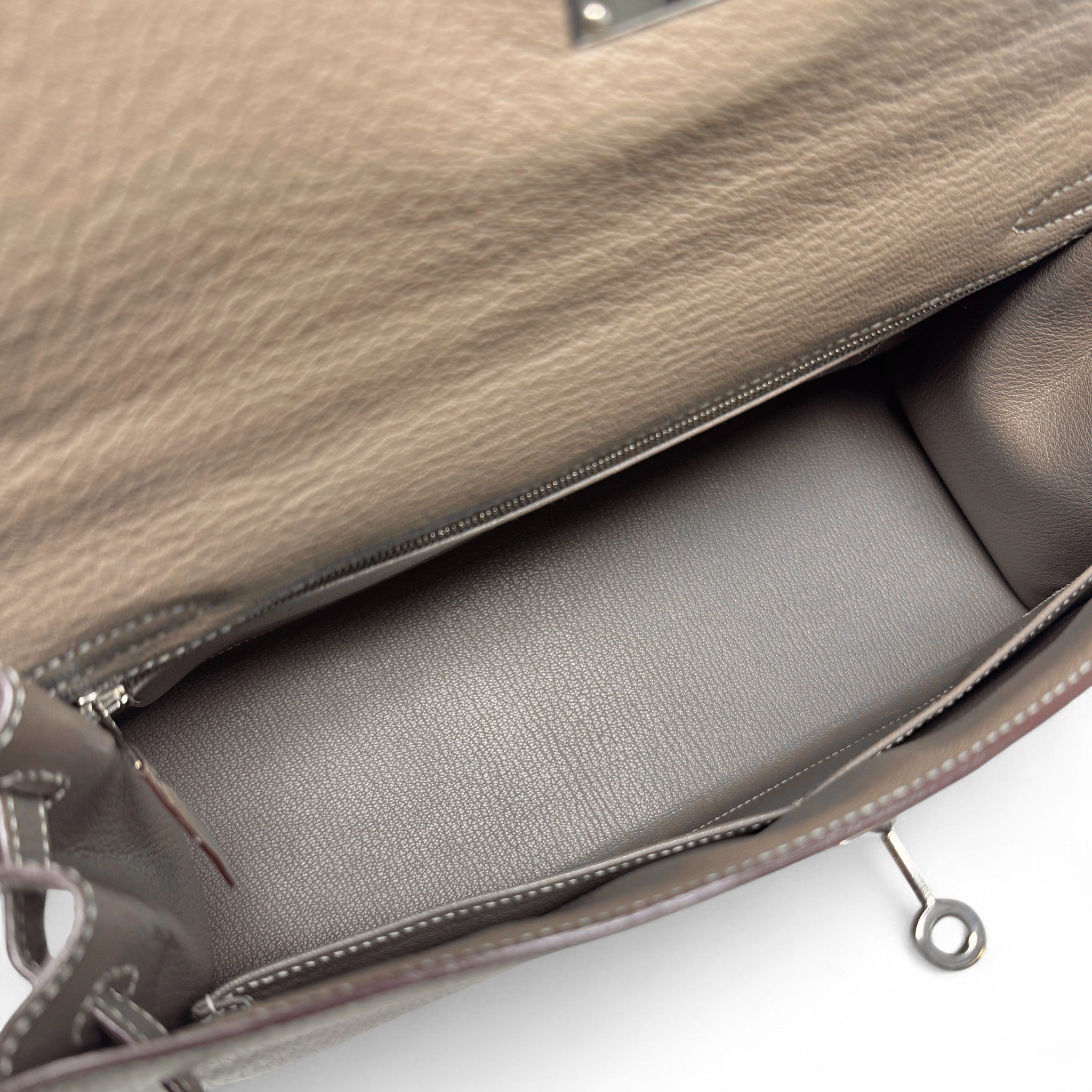 Hermes Etoupe Chevre Kelly 32