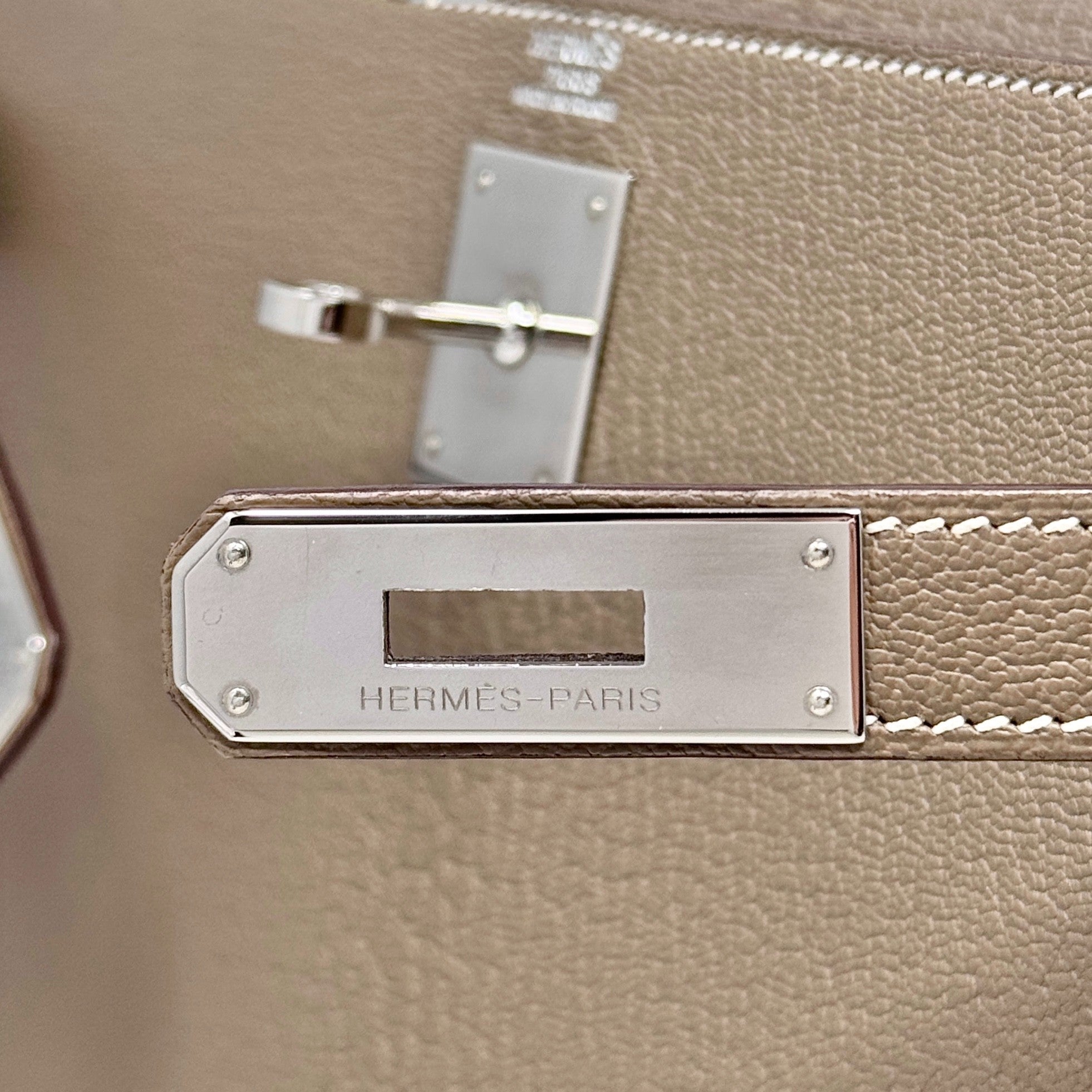 Hermes Etoupe Chevre Kelly 32