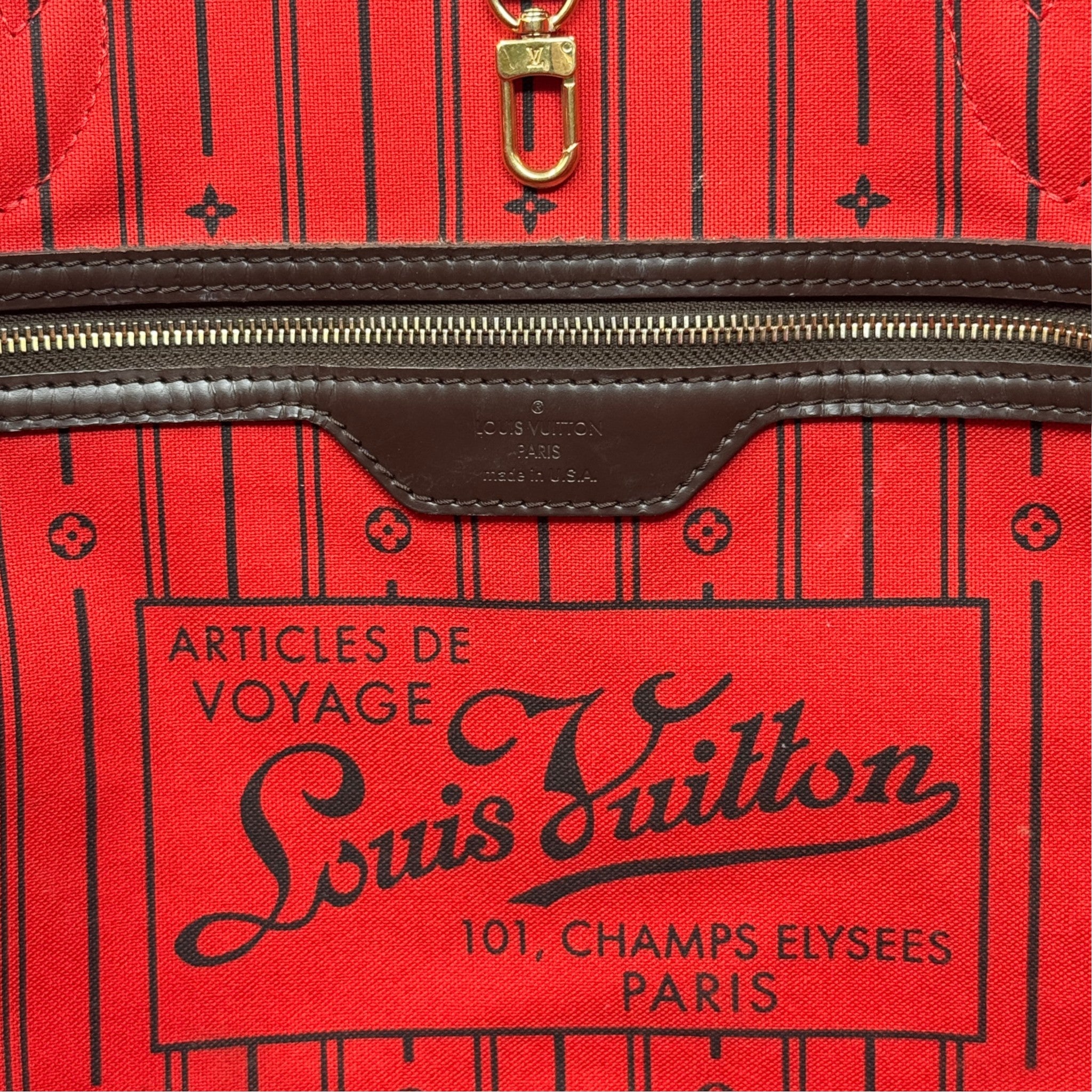 Louis Vuitton Damier Ebene Neverfull GM