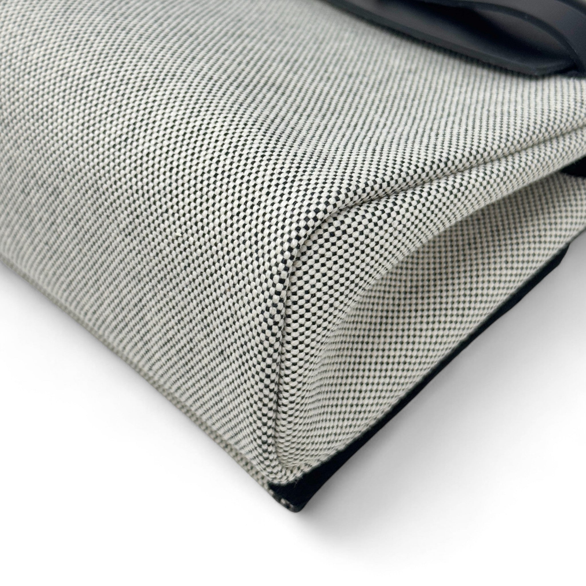 Hermes Ecru Canvas Mini Herbag