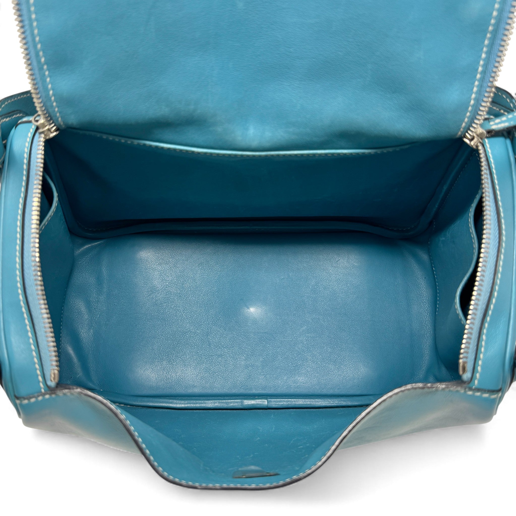 Hermes Turquoise Swift Lindy 30
