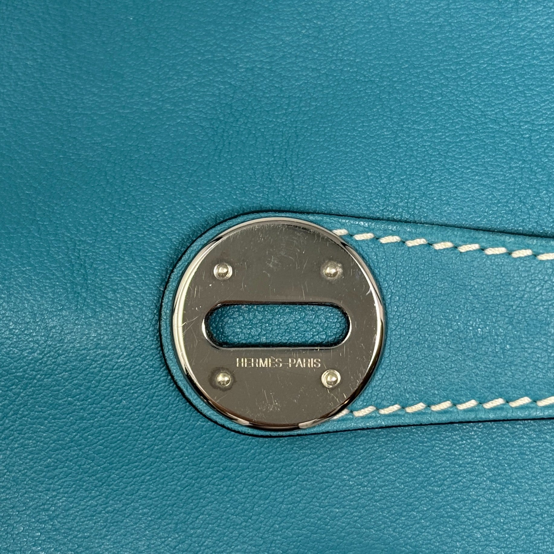 Hermes Turquoise Swift Lindy 30